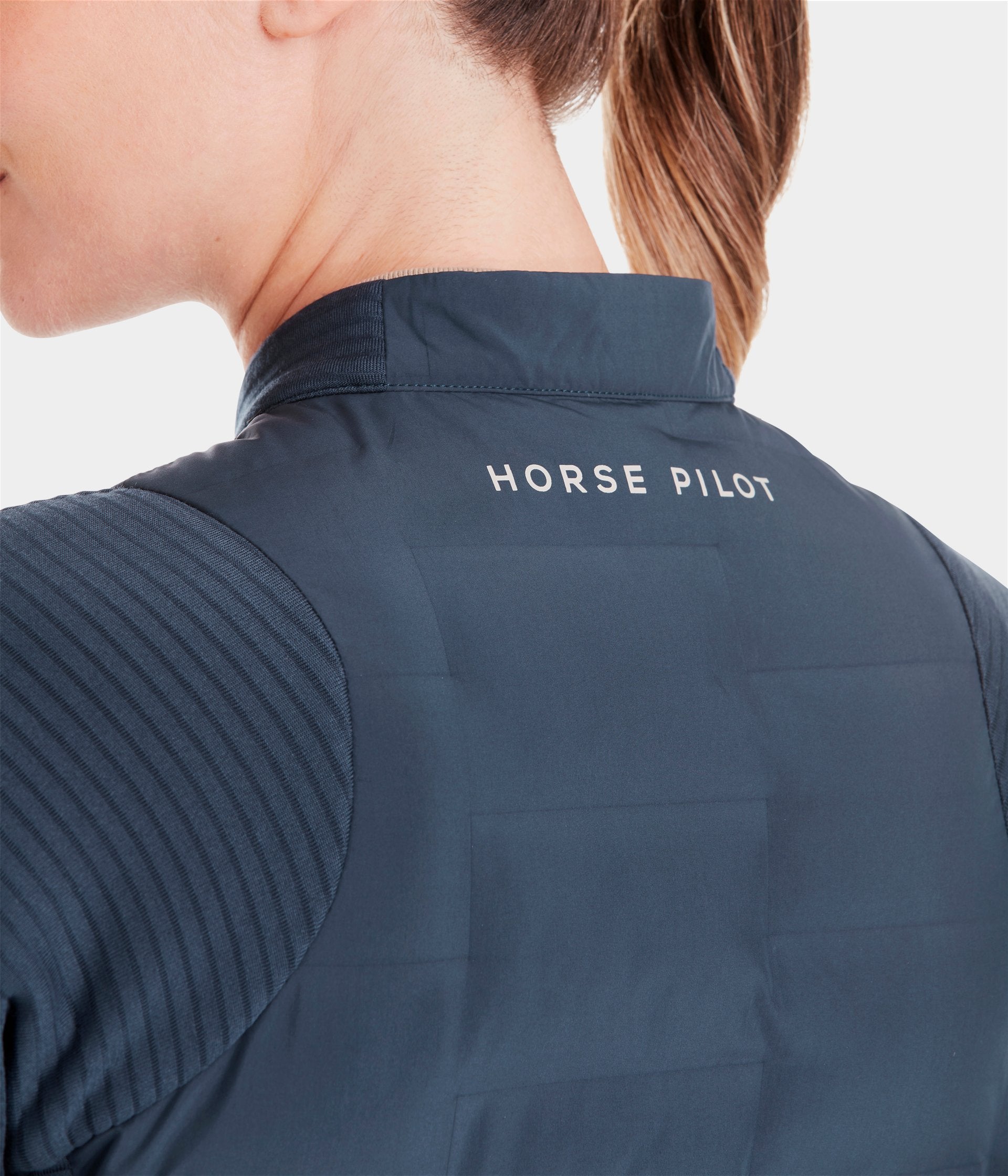 Veste D'équitation Femme Horse Pilot Hybrid Tempest - Bleue - Taille M (occasion)