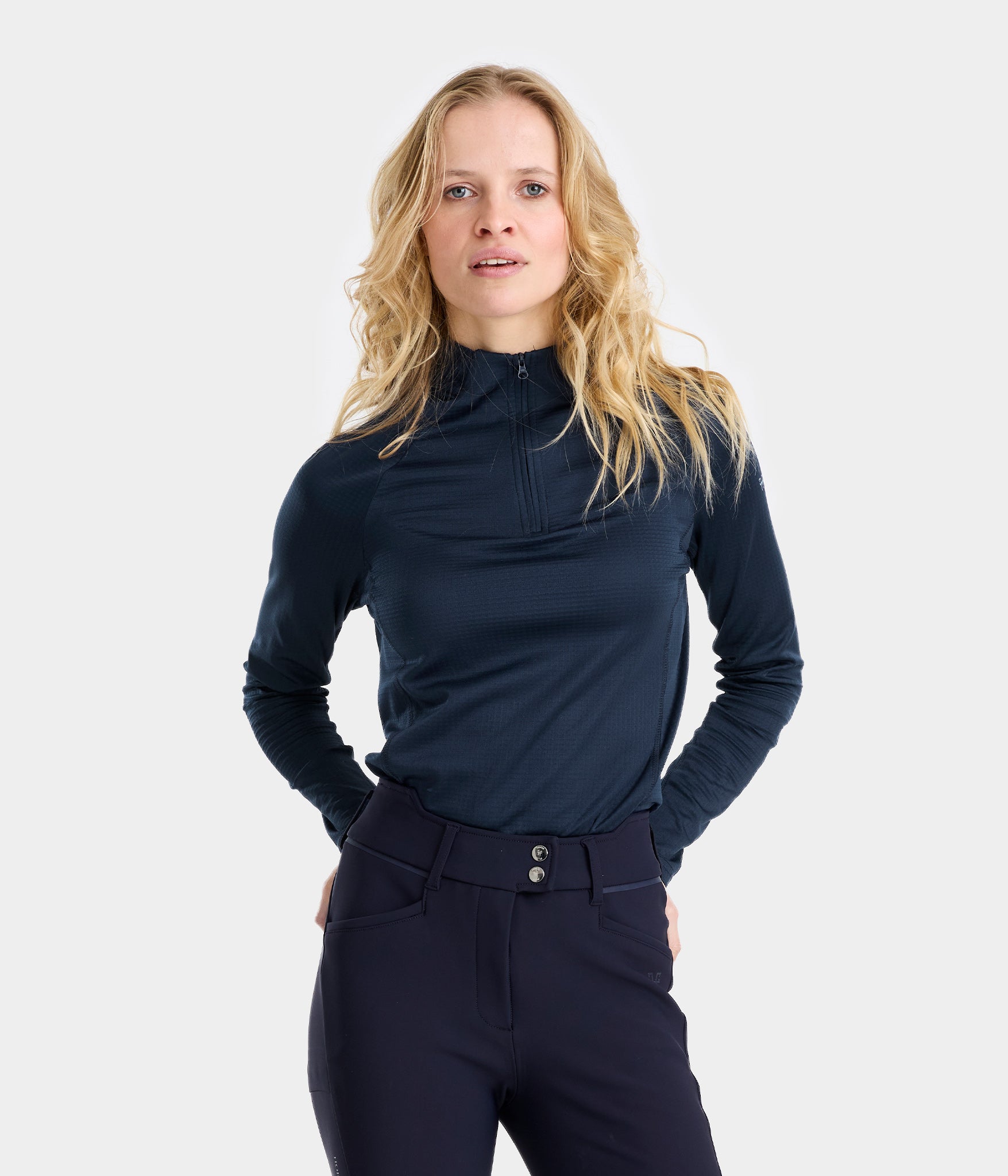 T-shirt équitation Femme Ariat Bleu Moyen