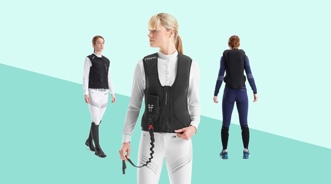 Gilet airbag Horse Pilot avec Leach