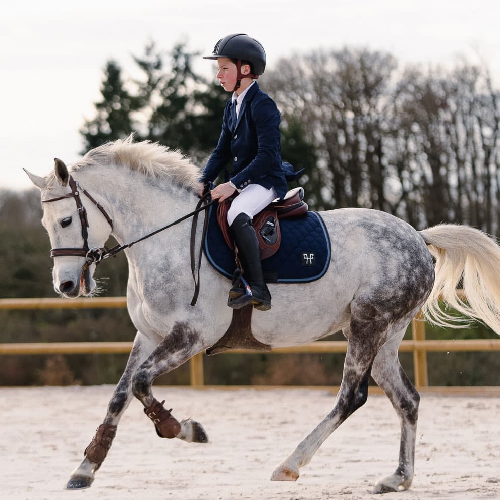 Pantalon blanc équitation garçon