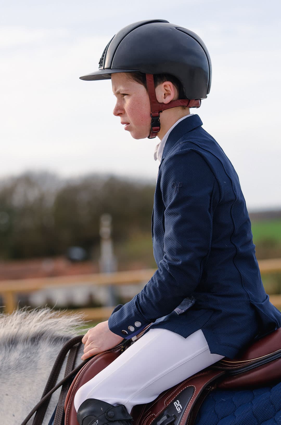 veste équitation garçon