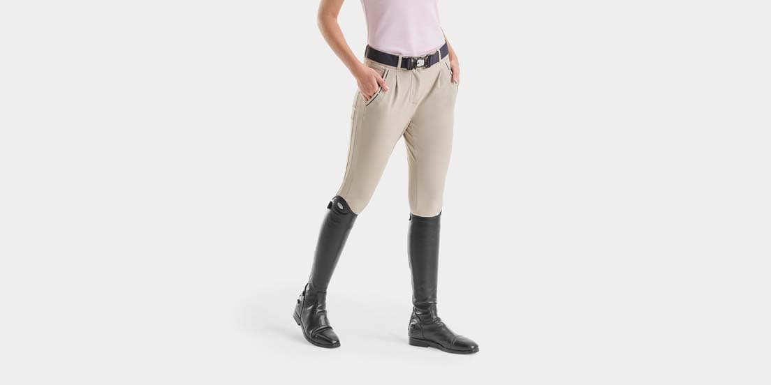 Pantalon d'équitation à la taille haute