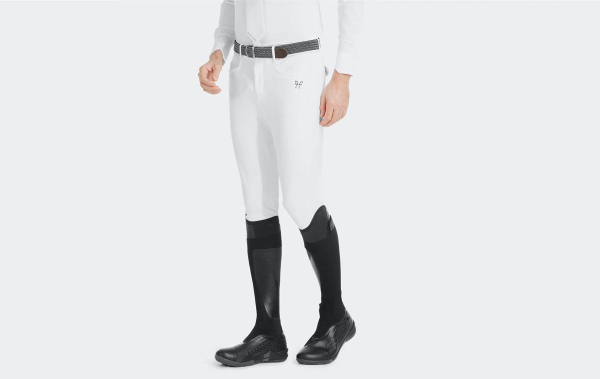 Pantalon blanc d'équitation pour homme