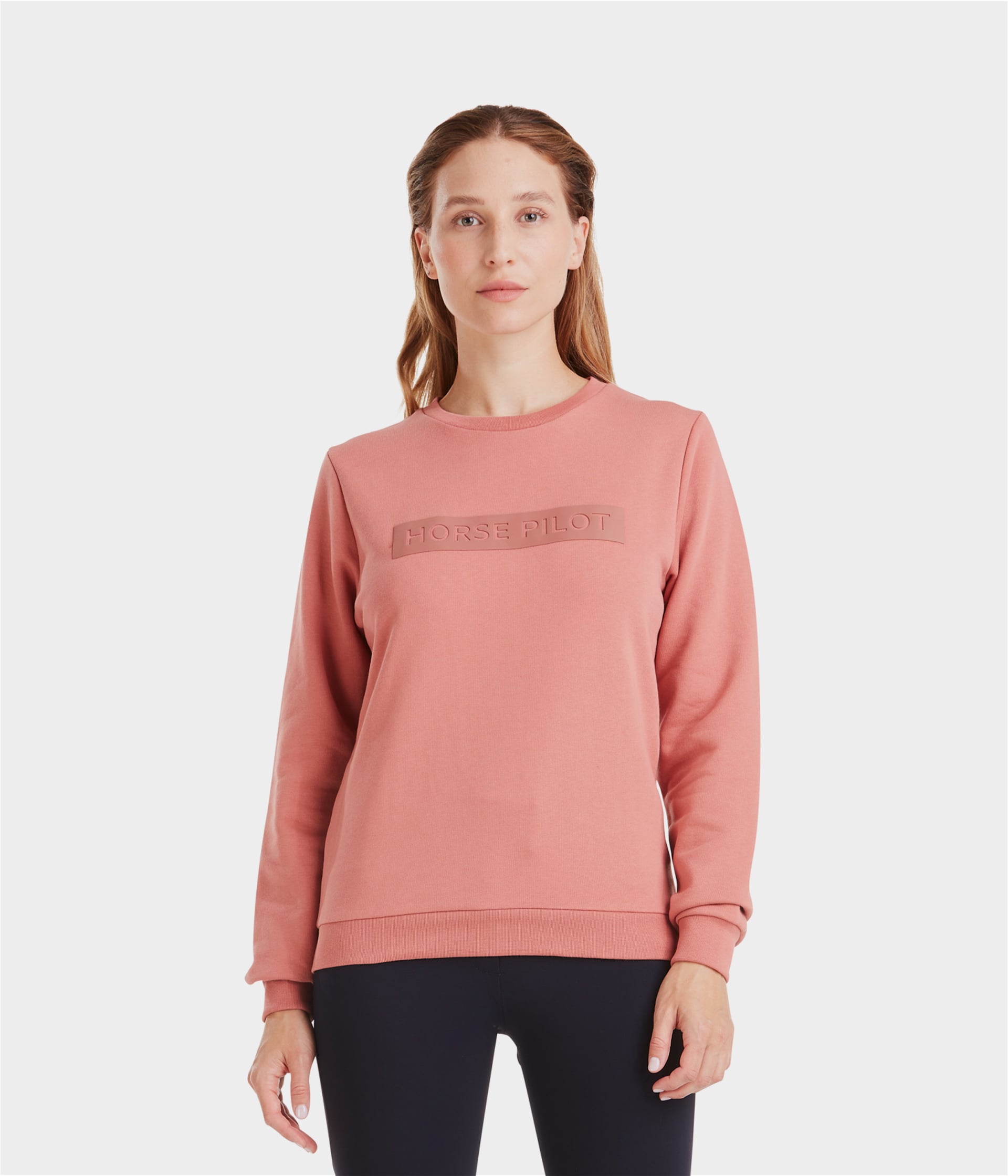 Team Sweat-Shirt équitation femme | Brick Dust | Horse Pilot