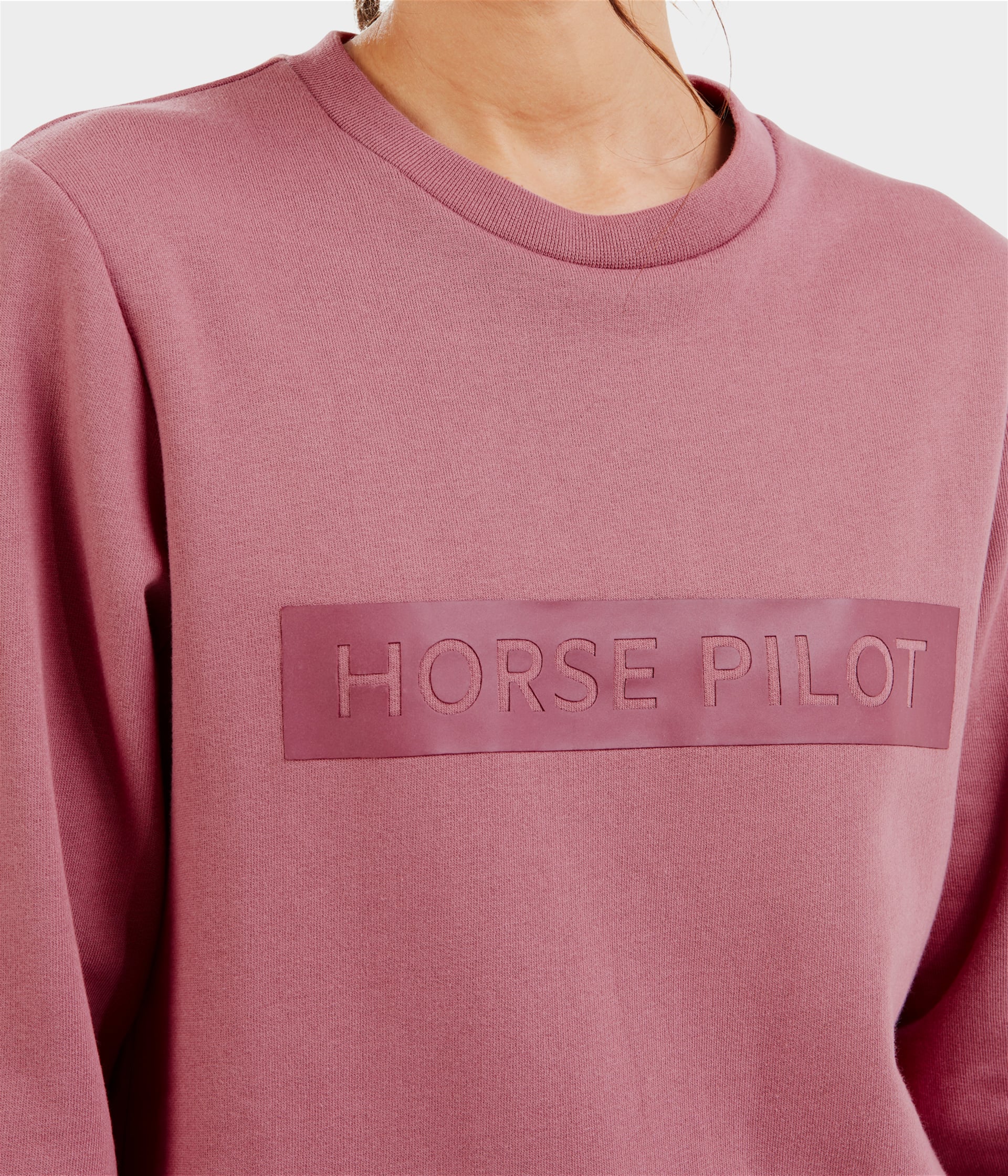 Team Sweat-Shirt équitation femme | Mesa Pink | Horse Pilot