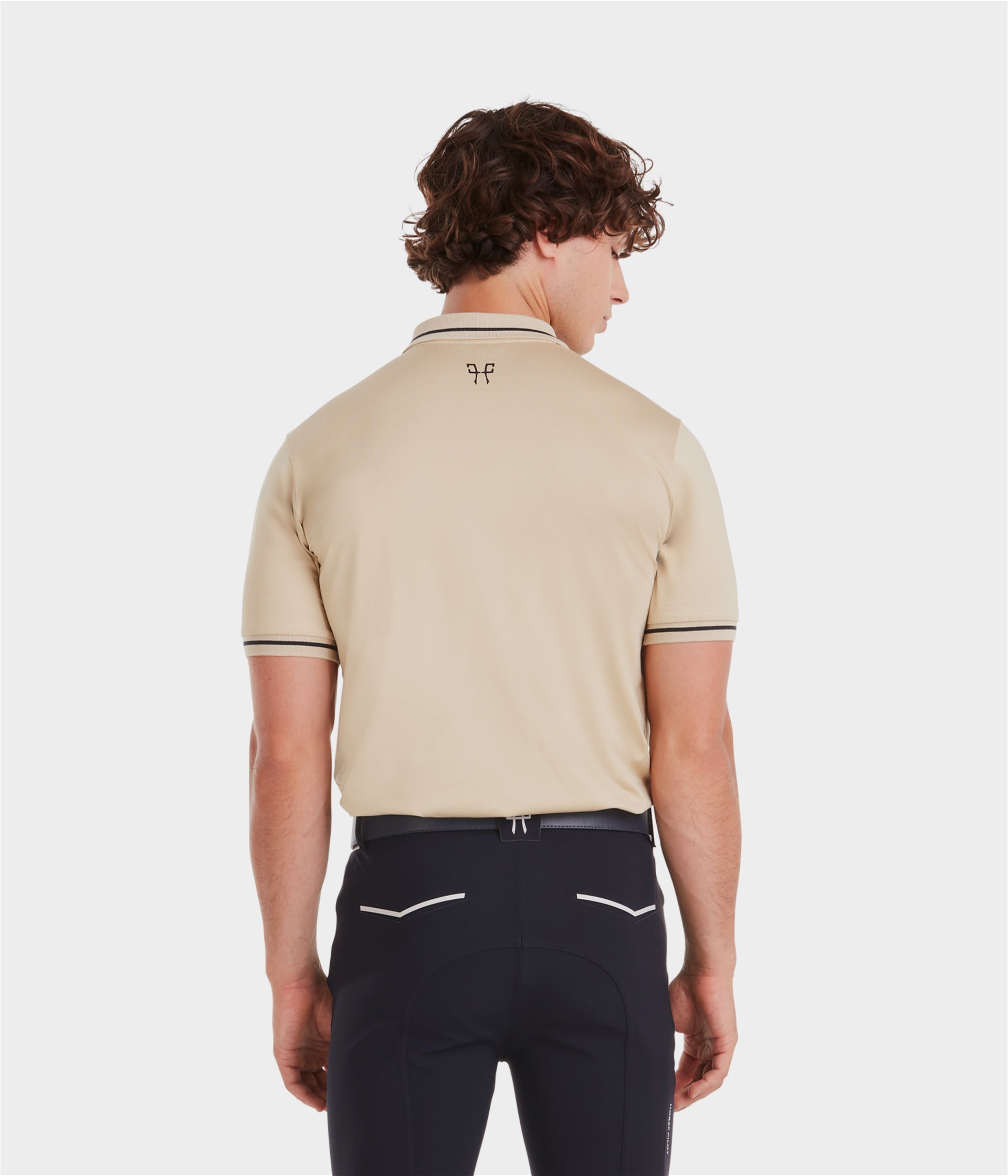 Atlas Polo d'équitation homme | Latte | Horse Pilot