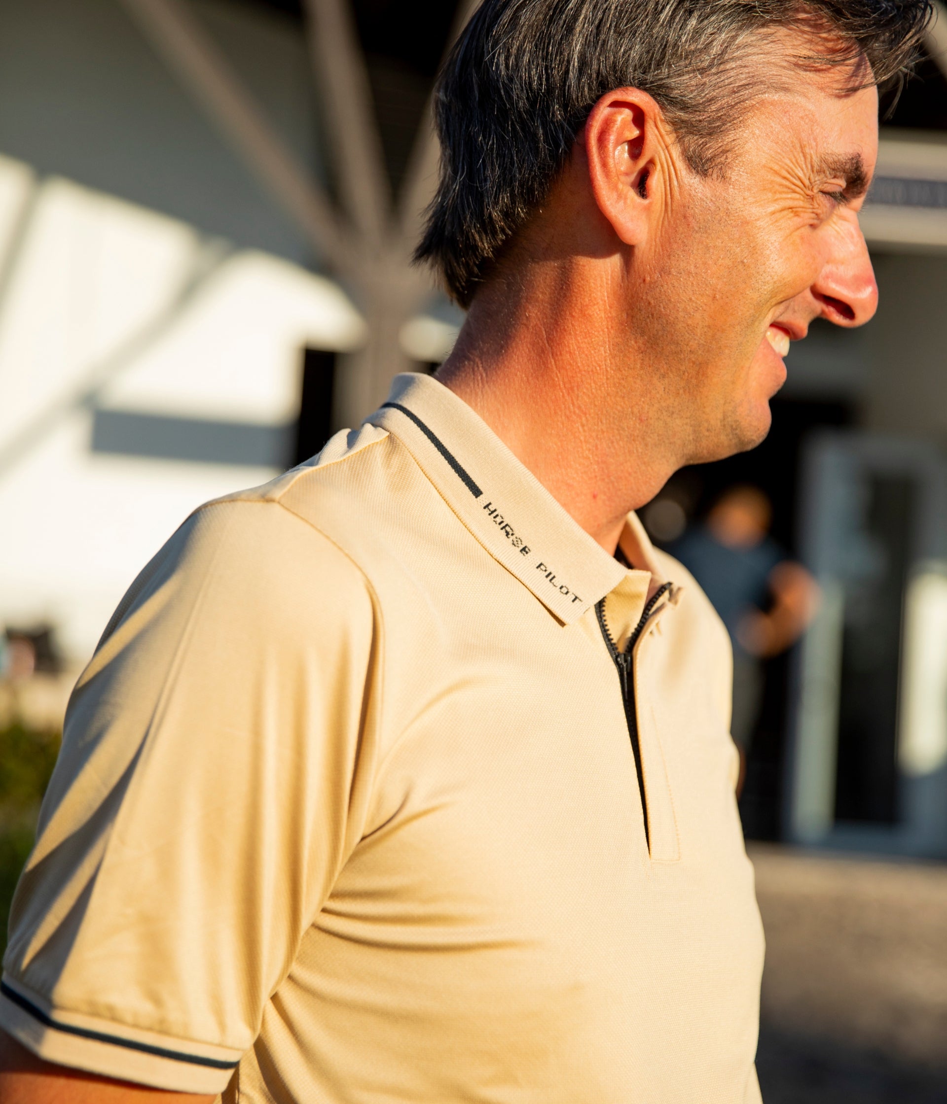 Atlas Polo d'équitation homme | Latte | Horse Pilot