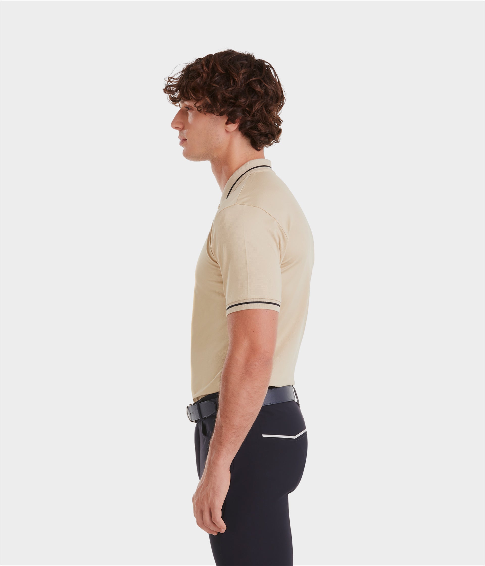 Atlas Polo d'équitation homme | Latte | Horse Pilot