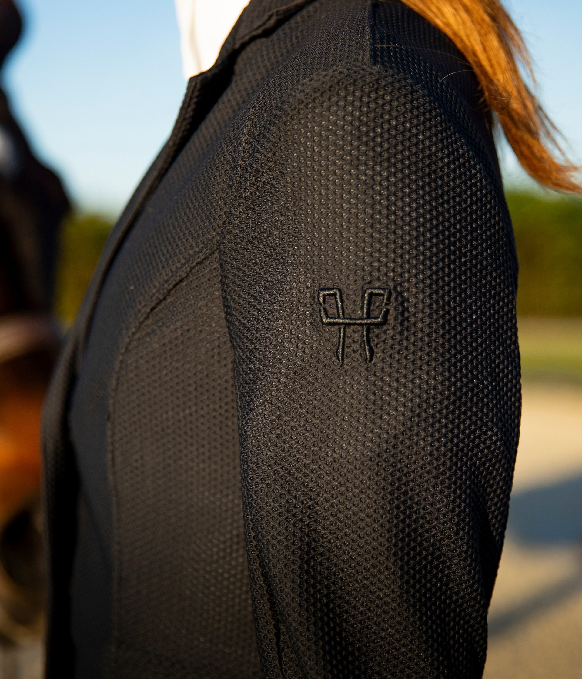 Aeromesh 2.0 | Black | Veste de concours d'équitation femme | Horse Pilot