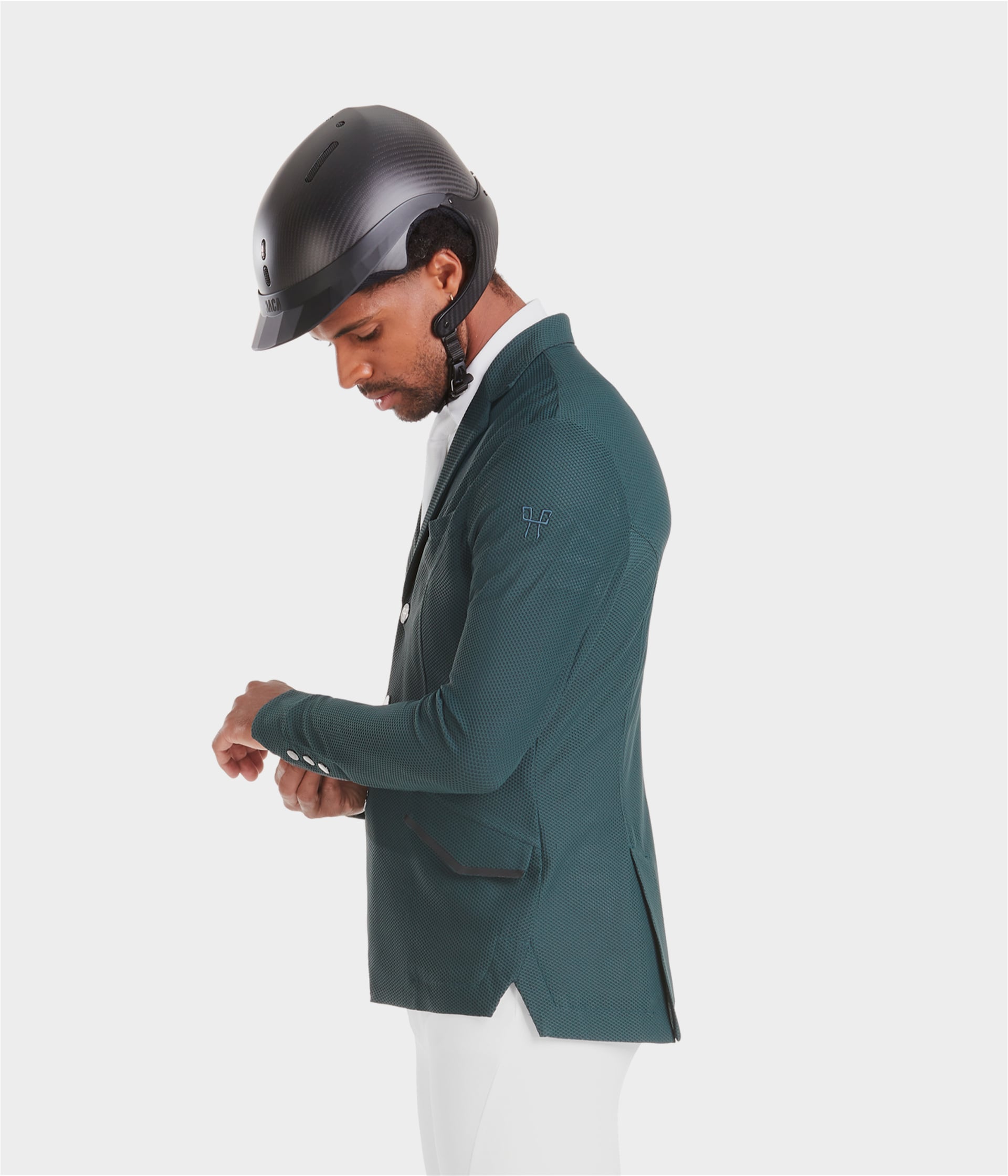 Aeromesh 2.0 | Dark Green | Veste de concours d'équitation homme | Horse Pilot