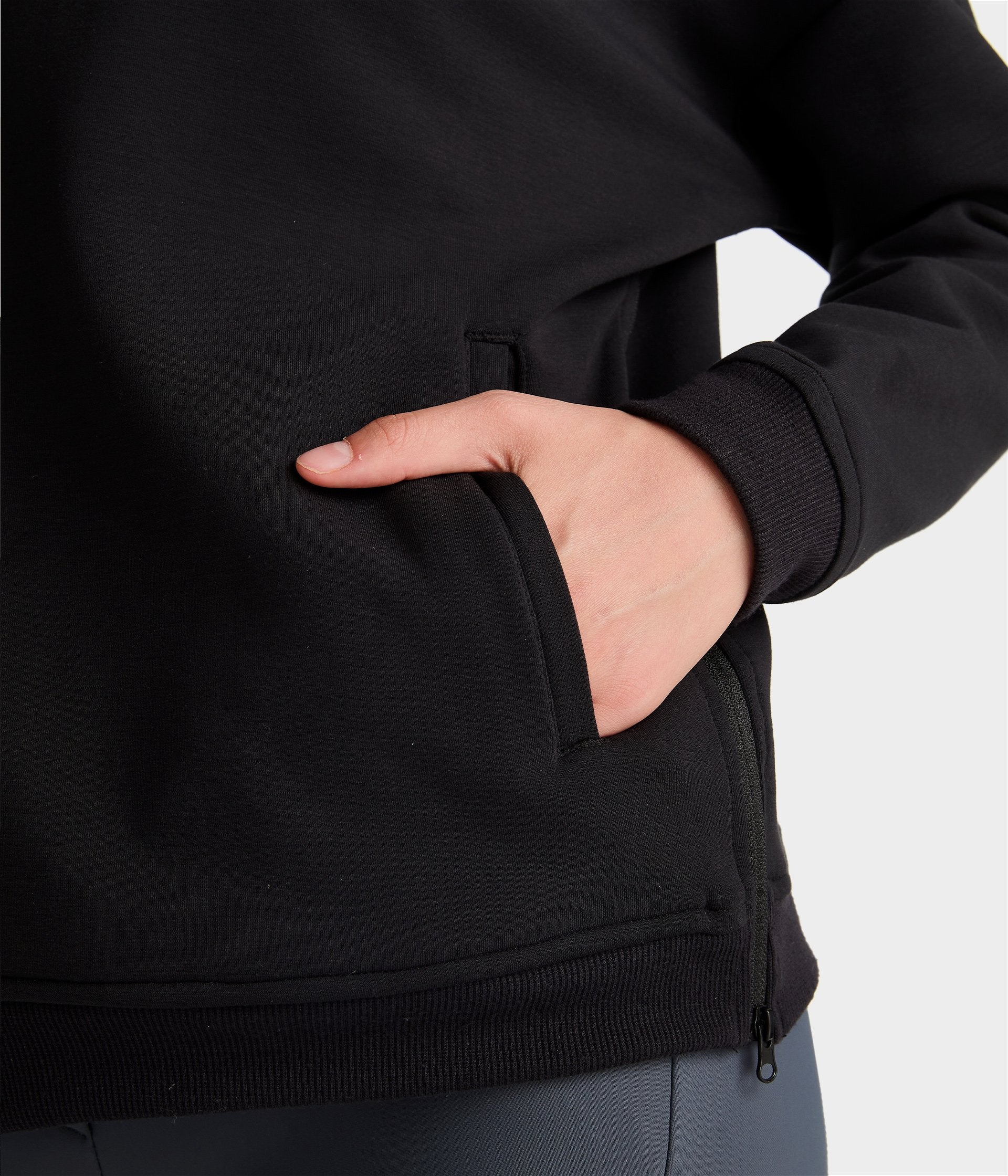 Team Hoodie | Sweat-shirt noir d'équitation à capuche femme | Horse Pilot| Horse Pilot