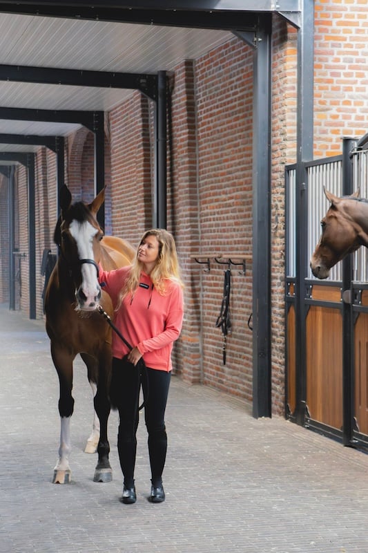 Team Hoodie | Sweat-shirt rose coral d'équitation à capuche femme | Horse Pilot| Horse Pilot