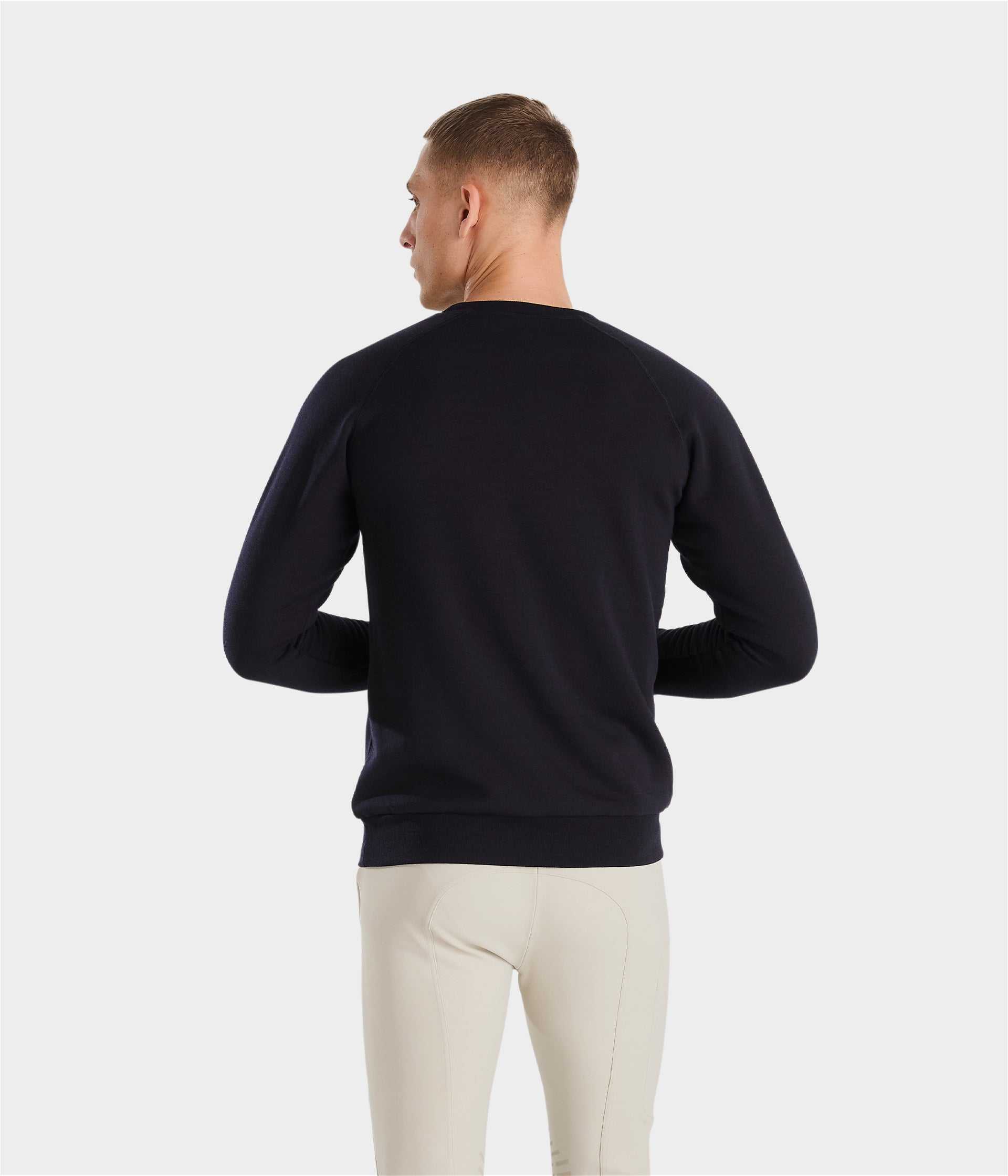 Merinos | Sweat-shirt d'équitation en laine homme| Horse Pilot