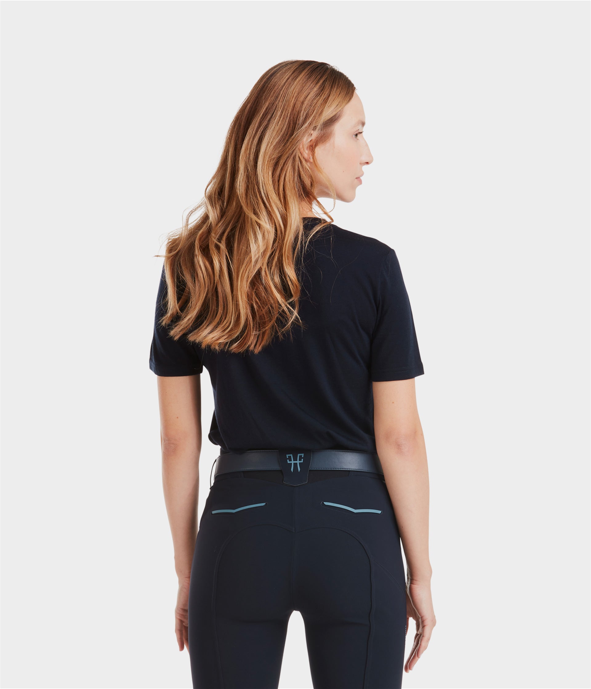 Merinos | Dark Night | Tee-shirt d'équitation en laine femme | Horse Pilot