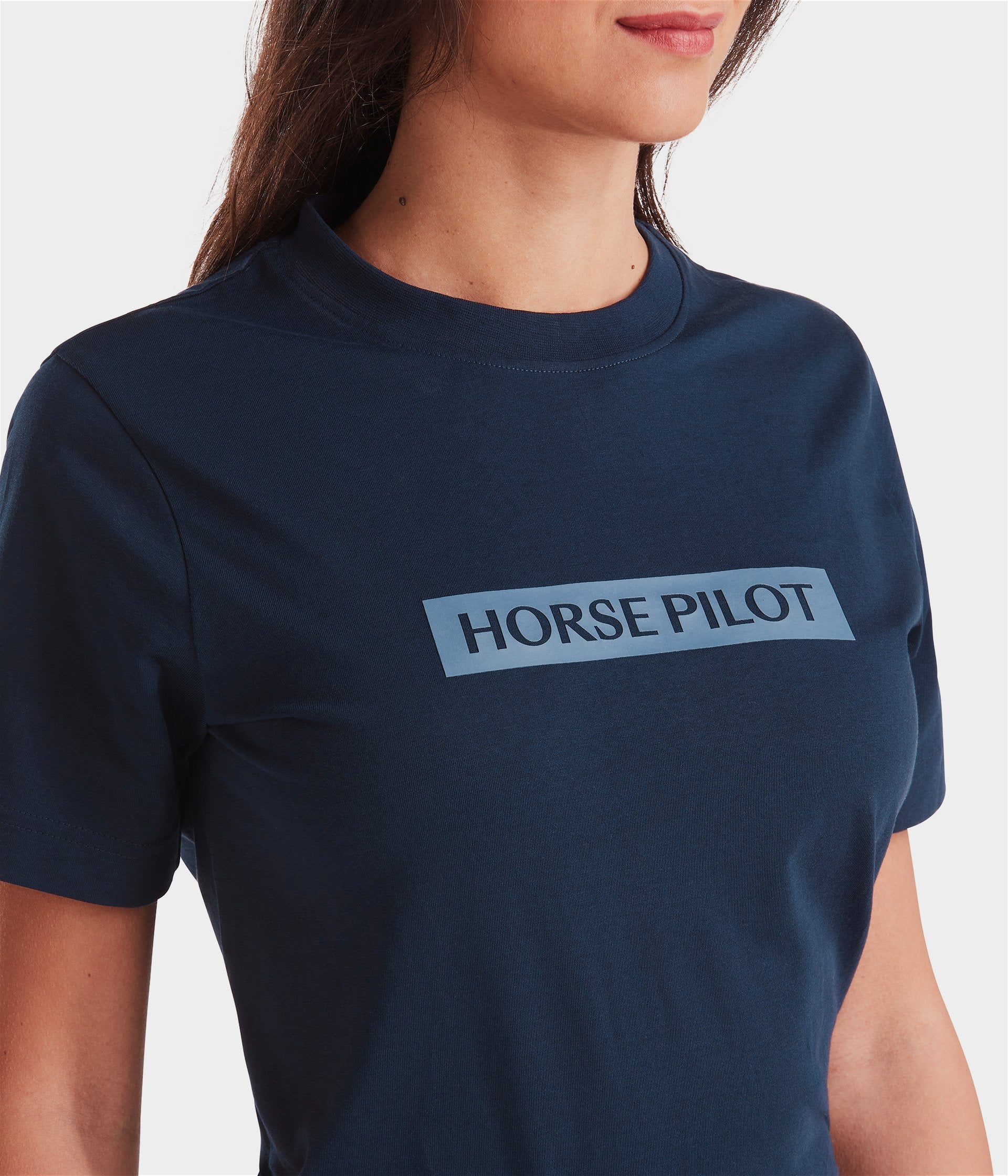 Team T-shirt d'équitation femme | Navy | Horse Pilot