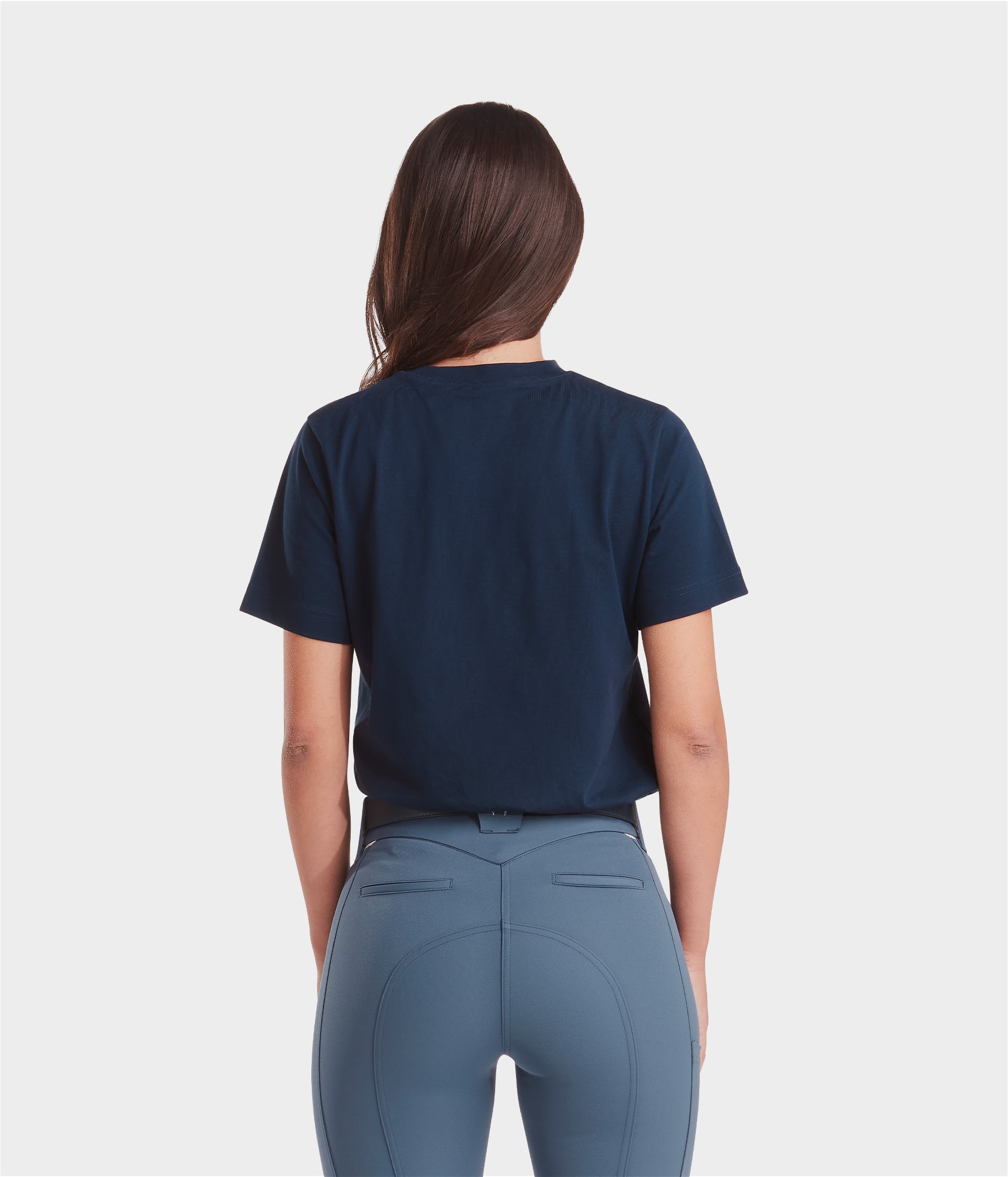 Team T-shirt d'équitation femme | Navy | Horse Pilot