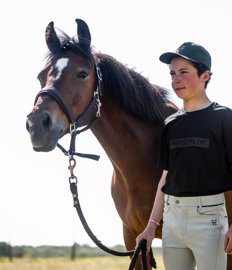 Team Shirt | Black | T-shirt d'équitation | Horse Pilot
