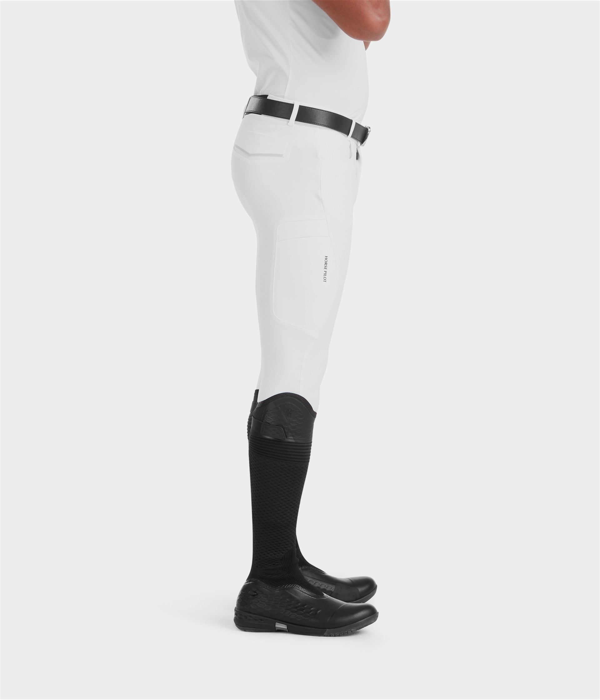X-Perform ORGANIC | White | Pantalon d'équitation homme | Horse Pilot