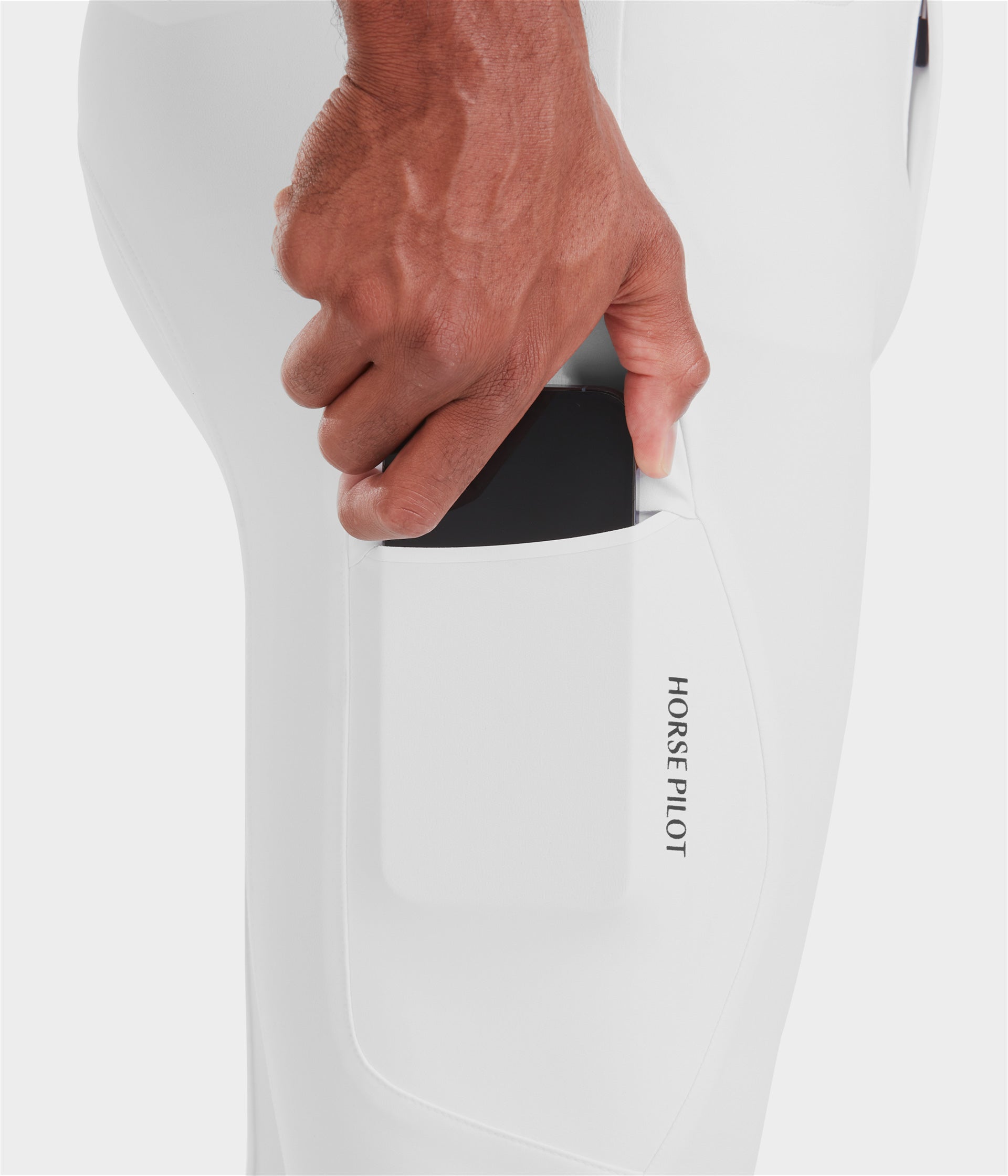 X-Perform ORGANIC | White | Pantalon d'équitation homme | Horse Pilot