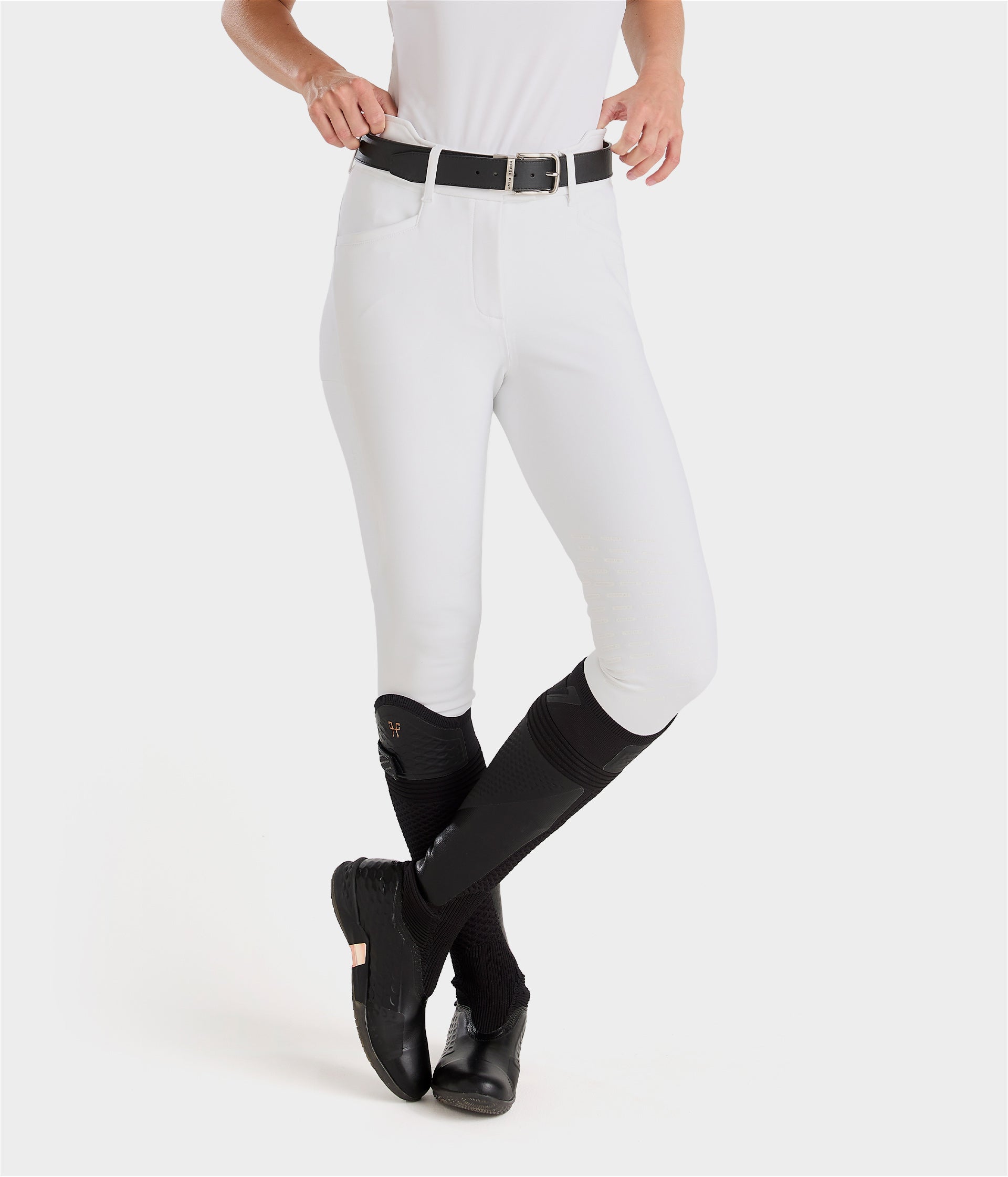X perform ICONIC | White | Pantalon d'équitation femme | Horse Pilot| Horse Pilot