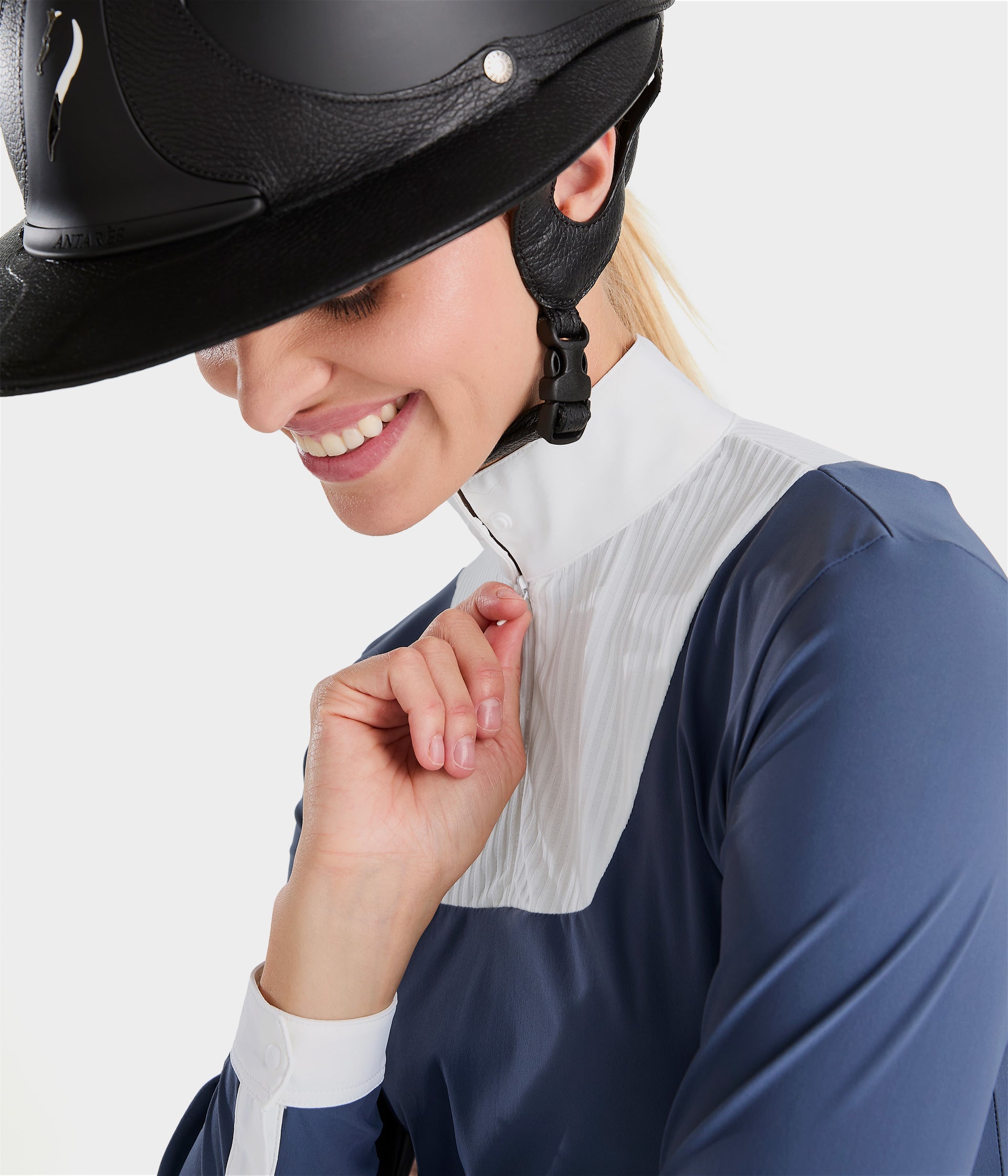 Aeris | Vintage Indigo | T-shirt manches longues de concours d’équitation femme | Horse Pilot
