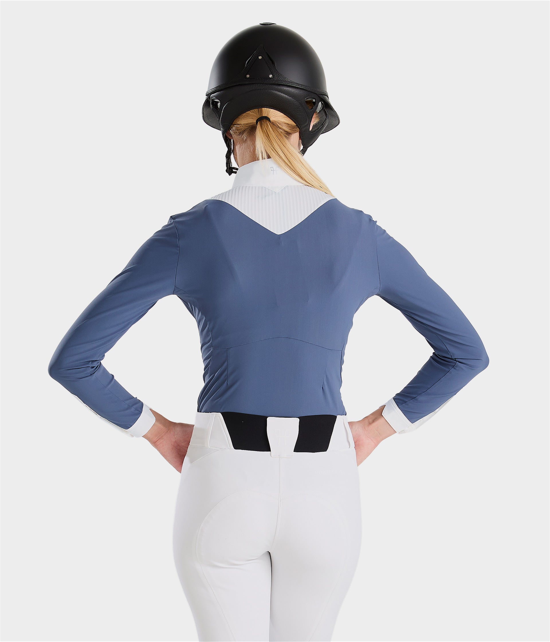 Aeris | Vintage Indigo | T-shirt manches longues de concours d’équitation femme | Horse Pilot