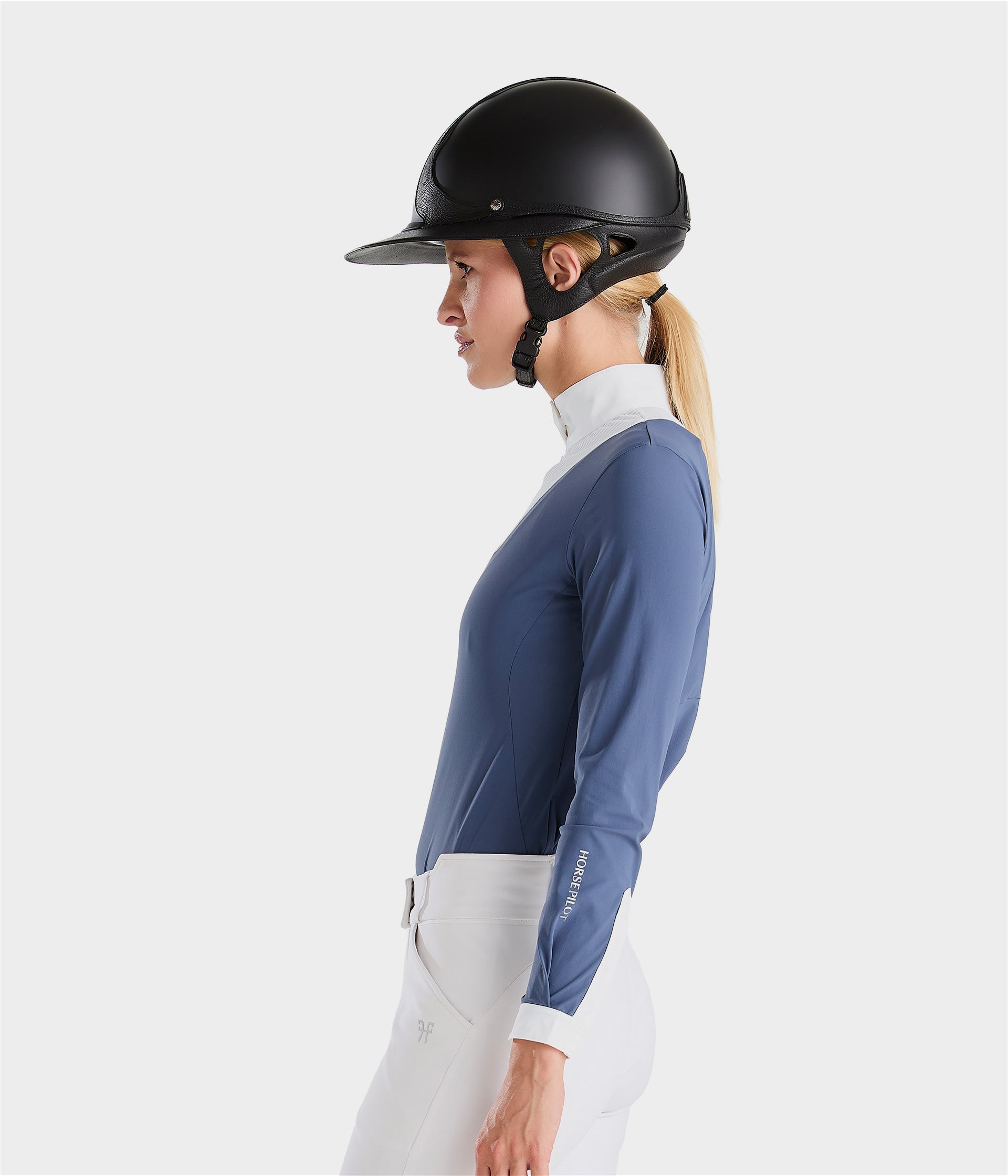 Aeris | Vintage Indigo | T-shirt manches longues de concours d’équitation femme | Horse Pilot