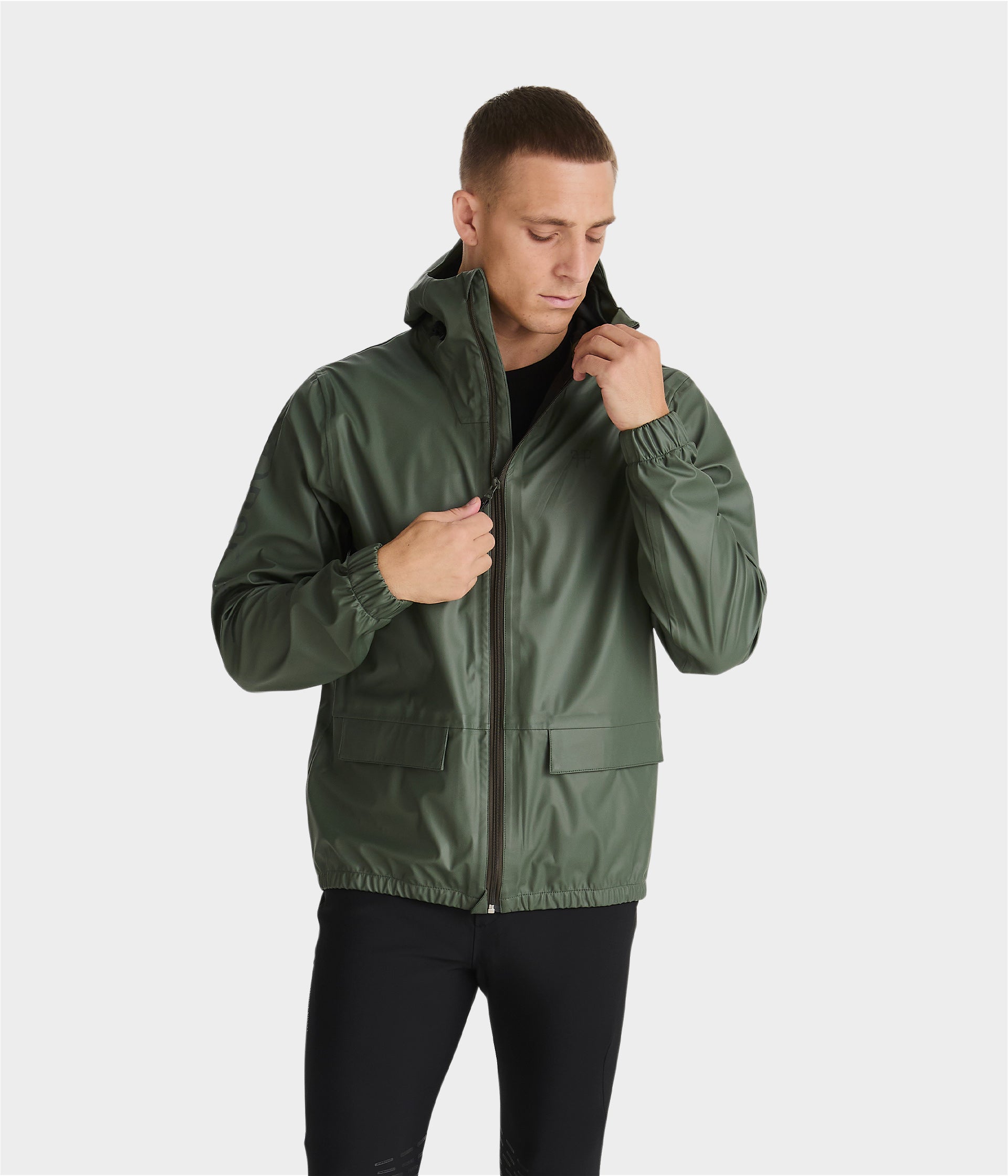 Raintech Shorts Waterproof riding coat for men | Horse Pilot