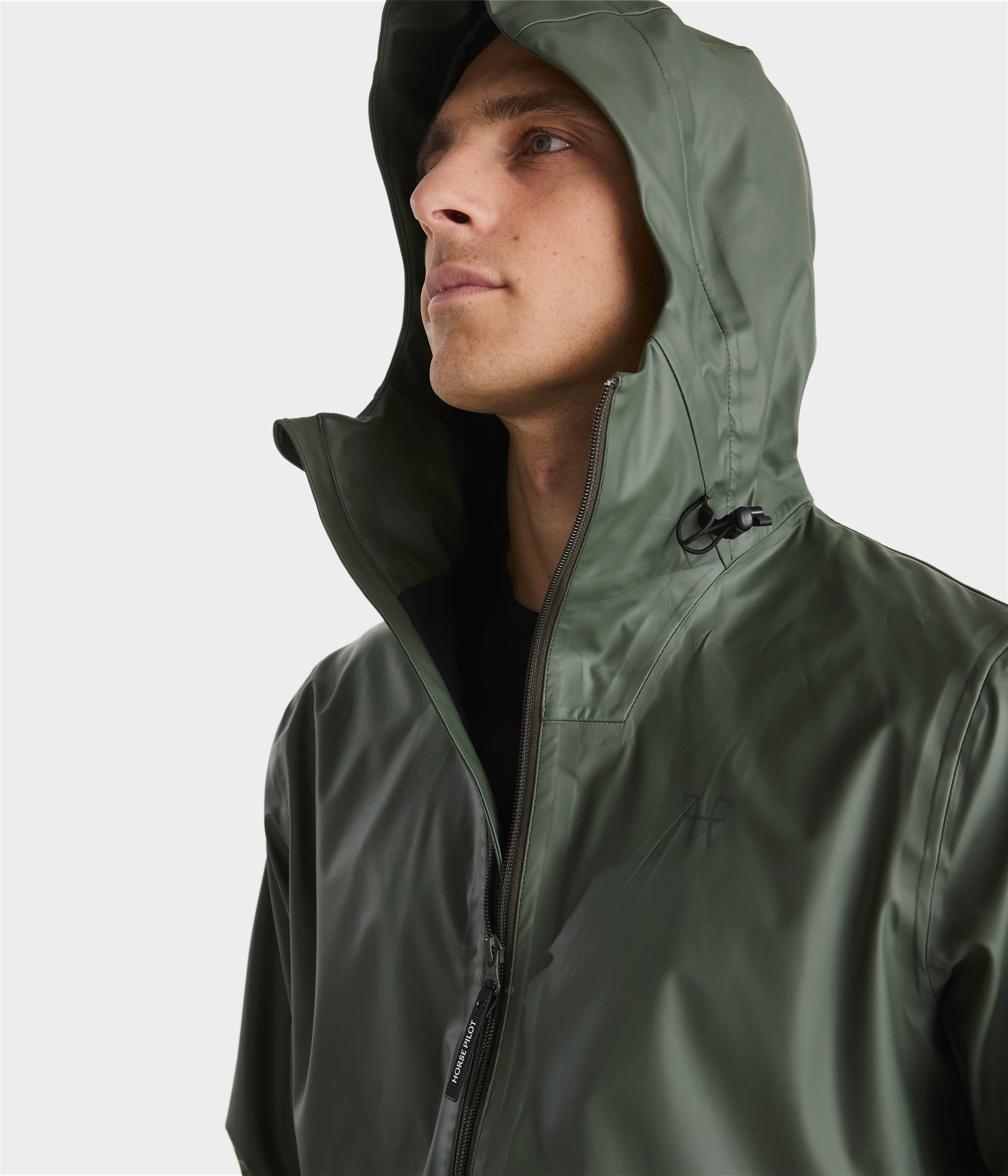 Raintech Shorts Waterproof riding coat for men | Horse Pilot