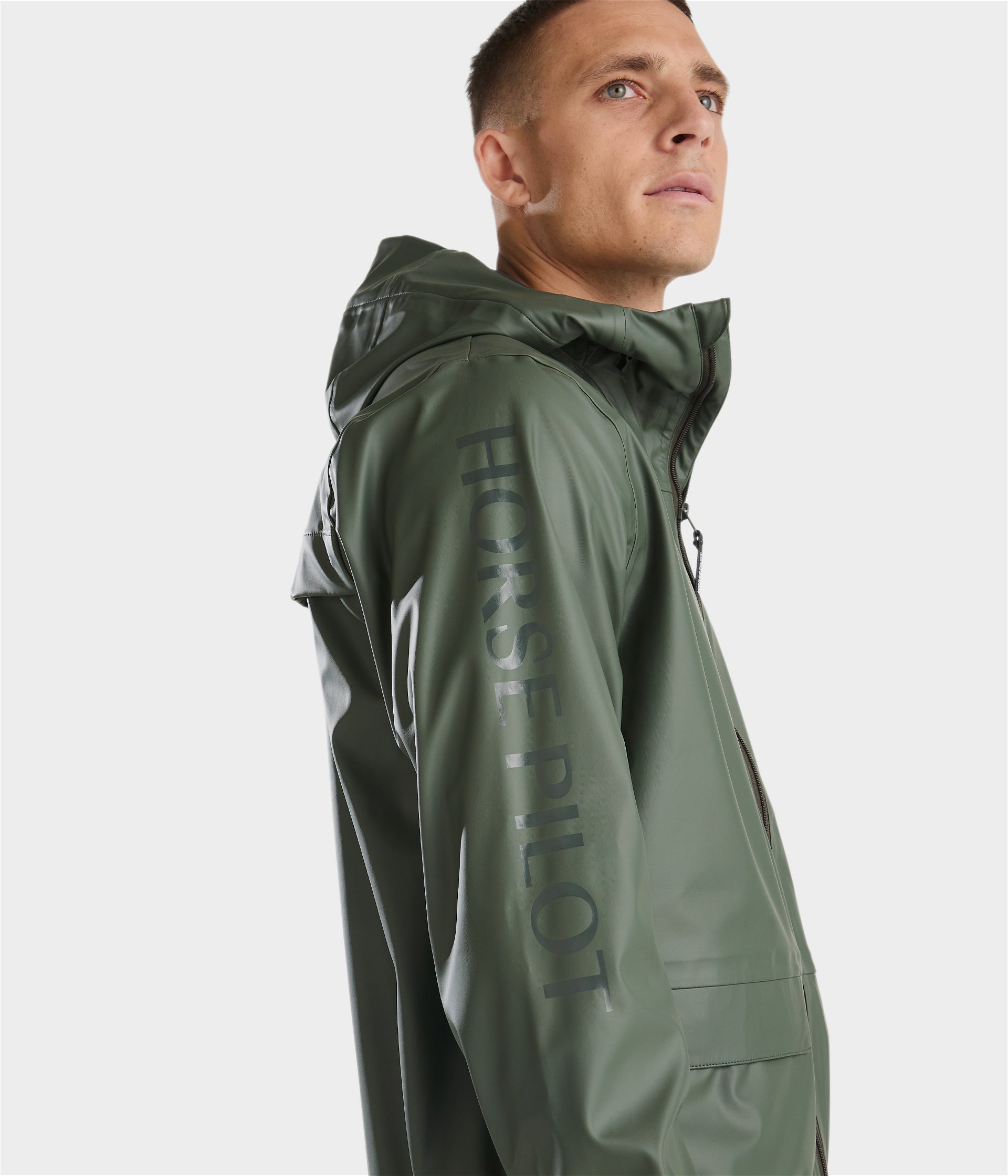 Raintech Shorts Waterproof riding coat for men | Horse Pilot