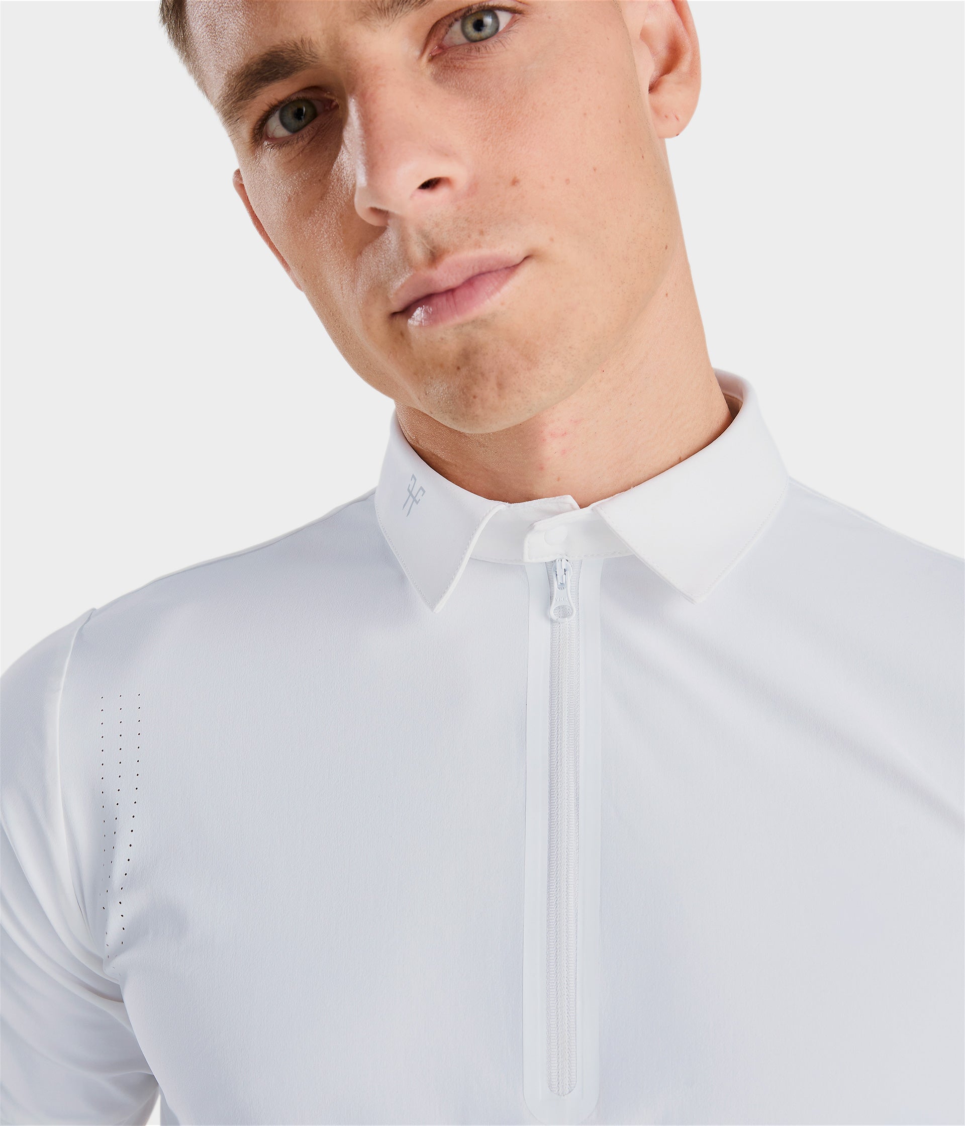 Aeris | Dark Night | Polo de concours d’équitation manches courtes homme | Horse Pilot