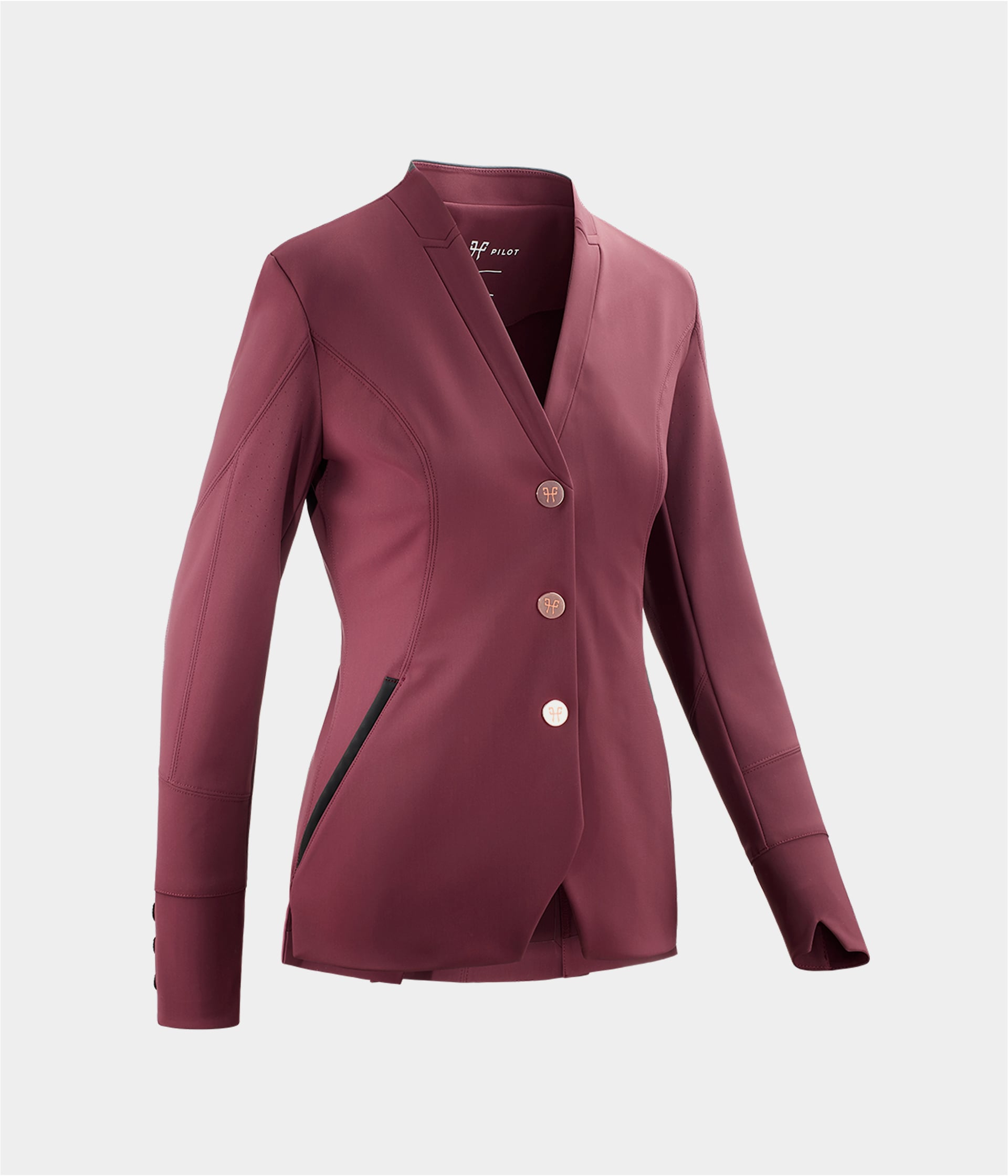 Aerotech | Burgundy | Veste de concours d'équitation femme | Horse Pilot