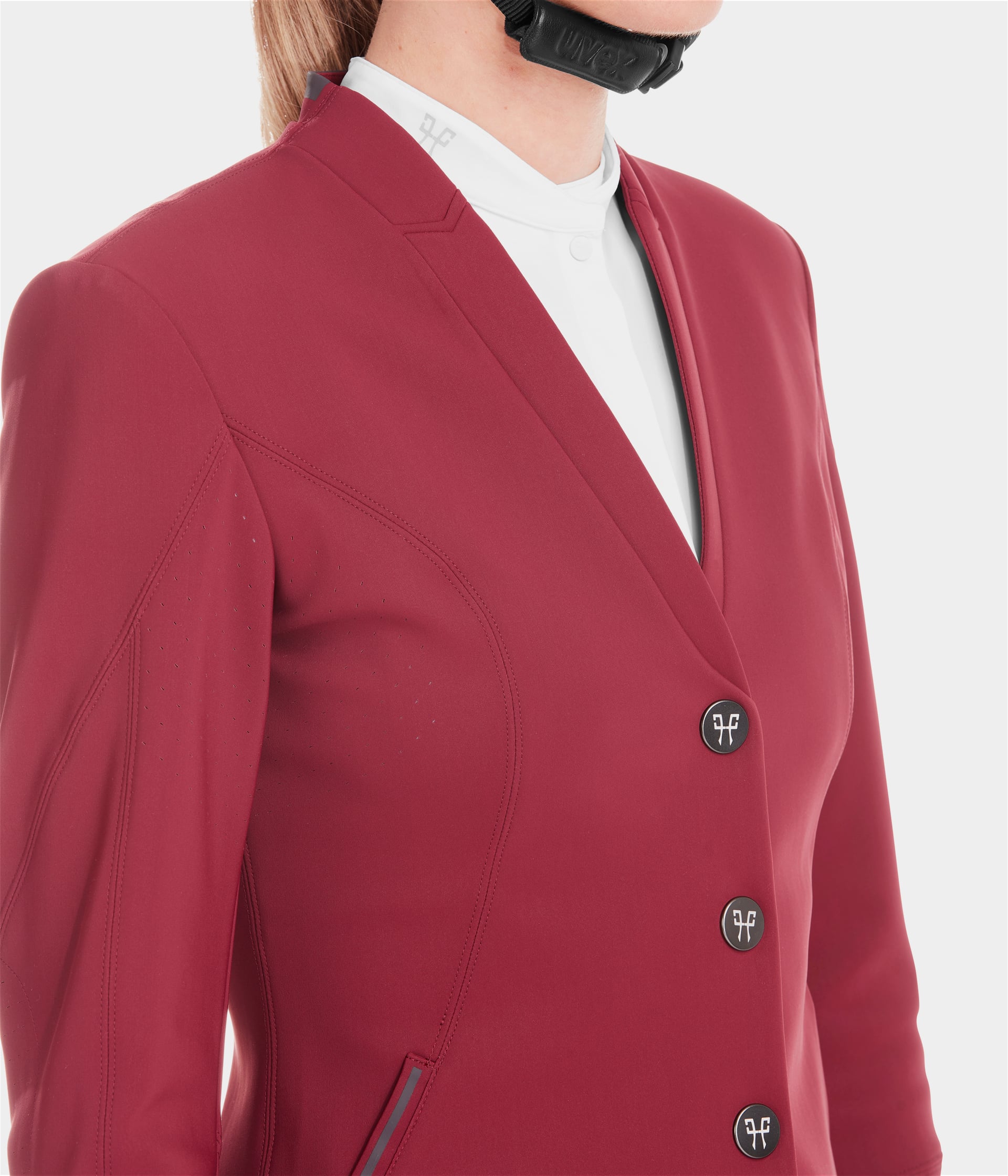 Aerotech | Dark Red | Veste de concours d'équitation femme| Horse Pilot