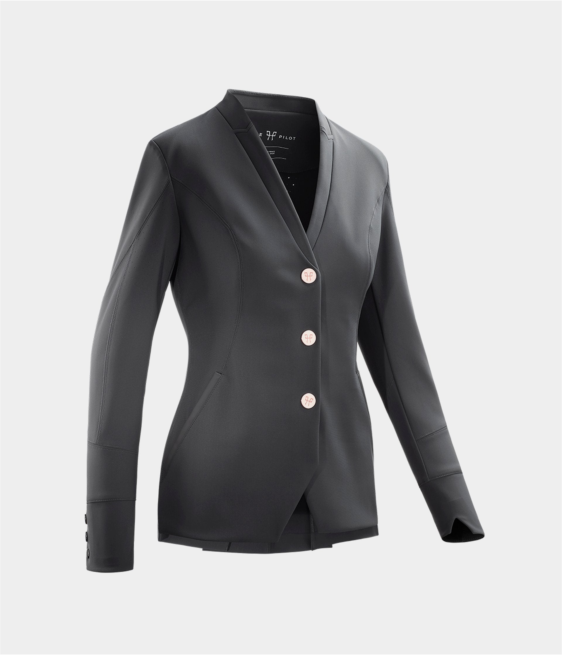 Aerotech | Grey | Veste de concours d'équitation femme | Horse Pilot