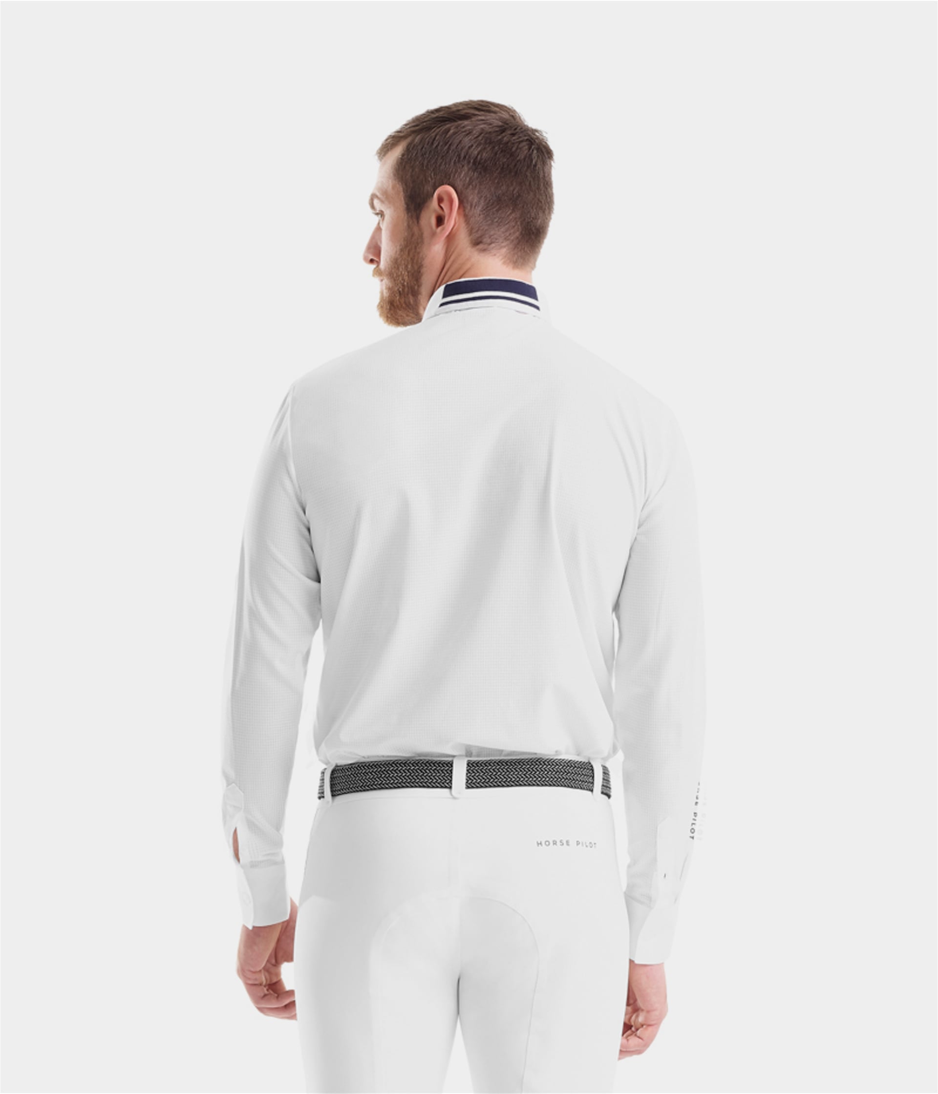 Design Shirt | Chemise manches longues de concours d'équitation homme| Horse Pilot