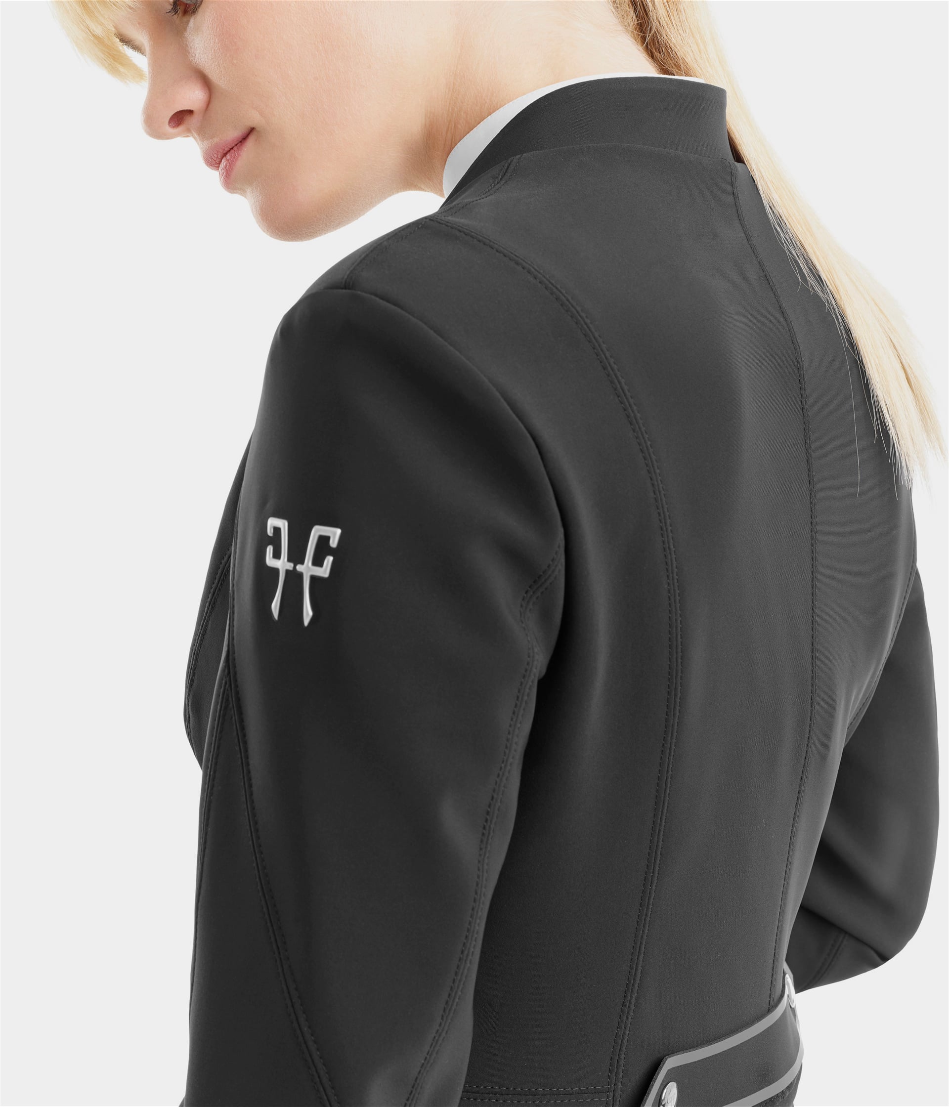 Mini Frac | Black | Veste courte de concours d'équitation femme| Horse Pilot