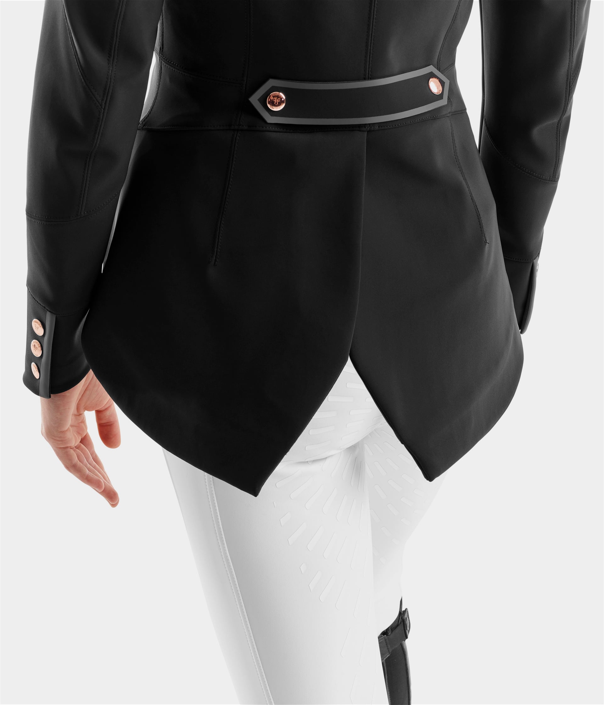 Mini Frac | Black | Veste courte de concours d'équitation femme| Horse Pilot