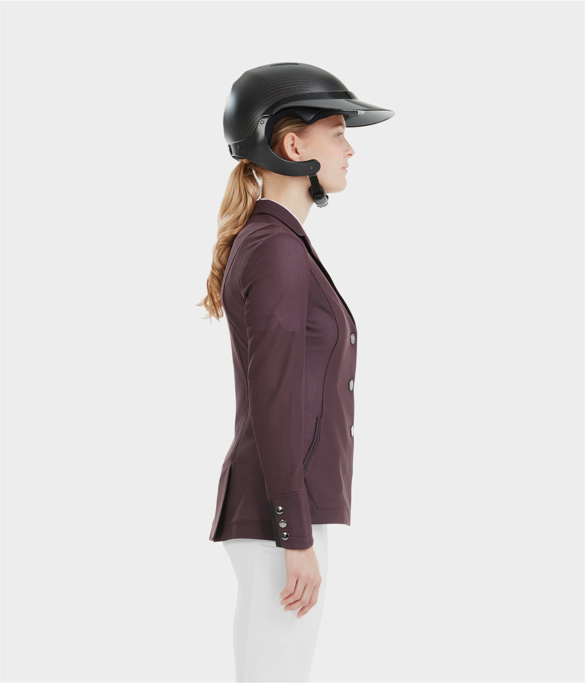 Aeromesh | Burgundy | Veste de concours d'équitation femme | Horse Pilot