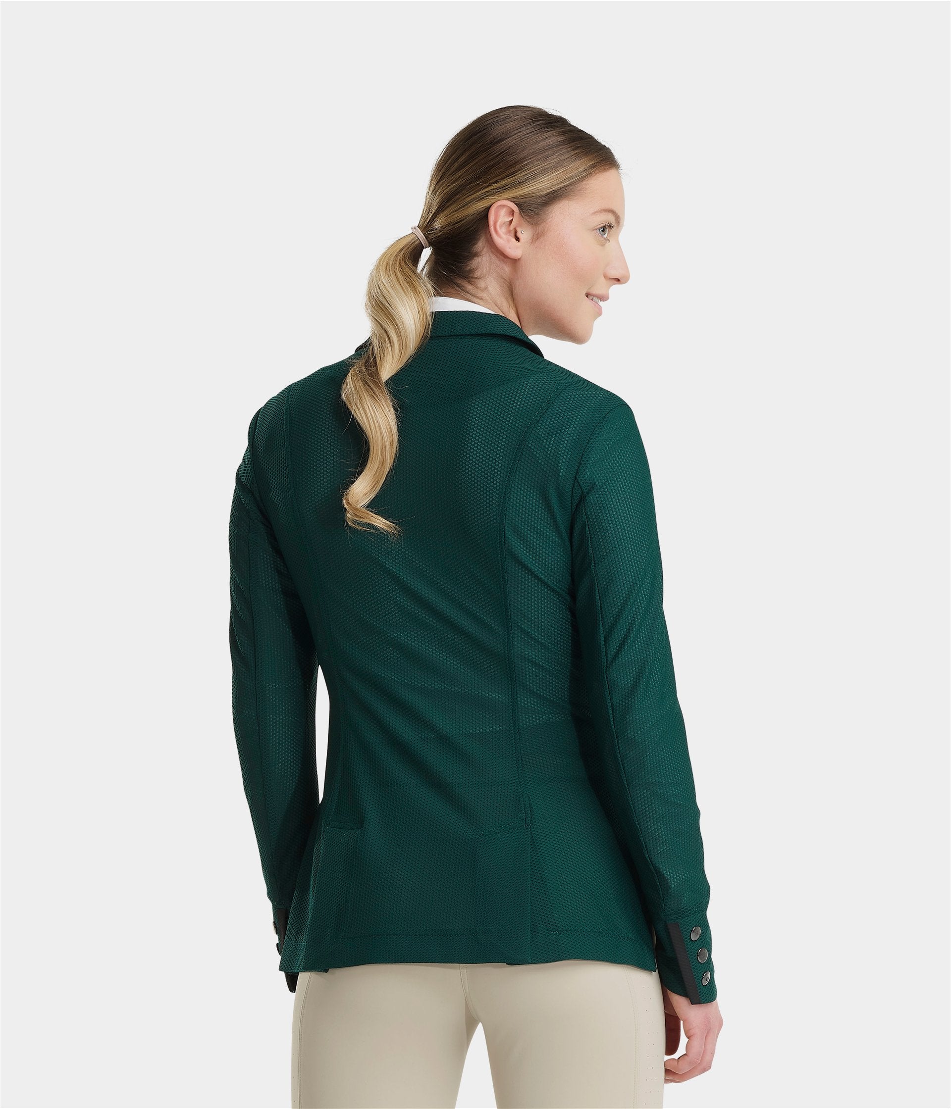Aeromesh | Dark Green | Veste de concours d'équitation femme | Horse Pilot