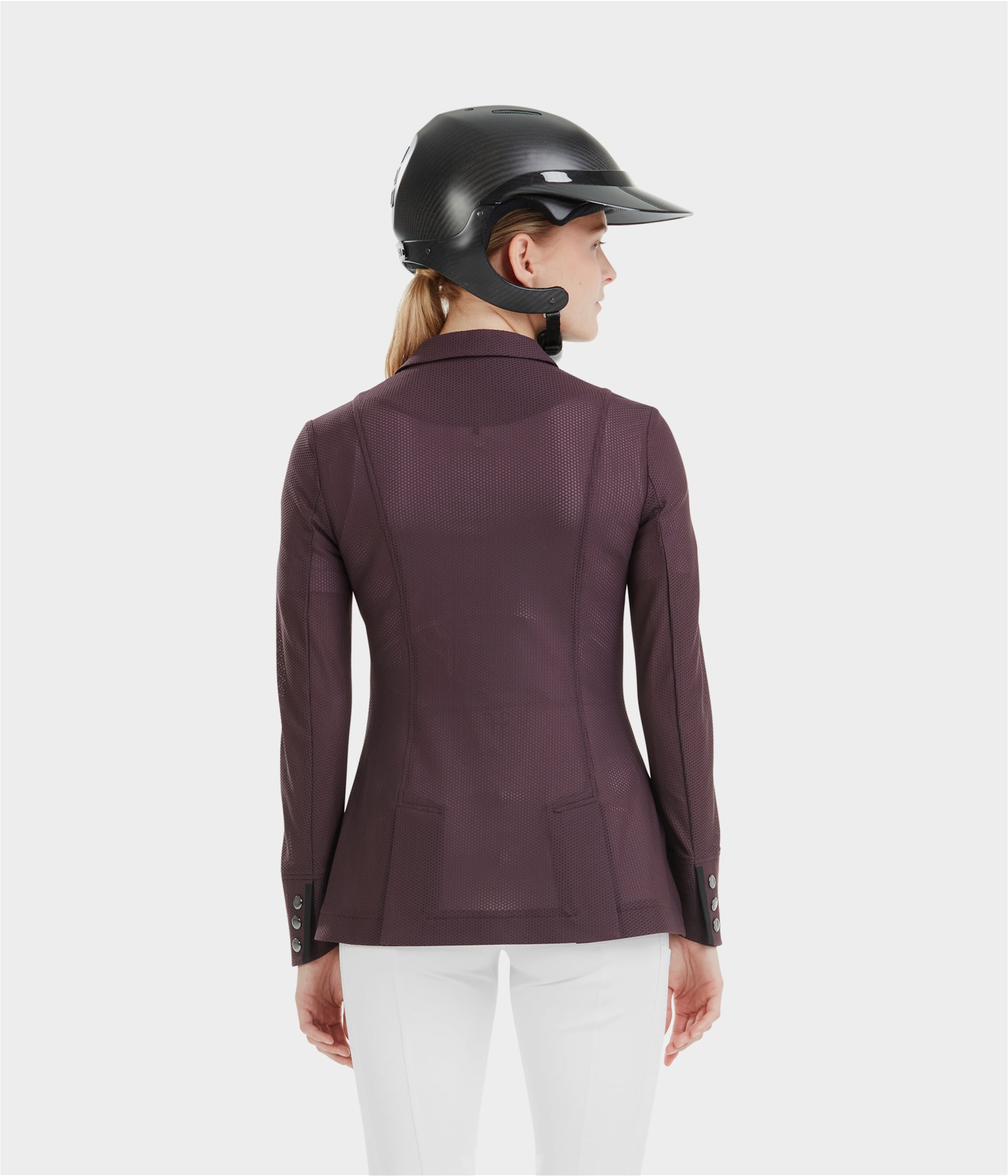 Aeromesh | Burgundy | Veste de concours d'équitation femme | Horse Pilot