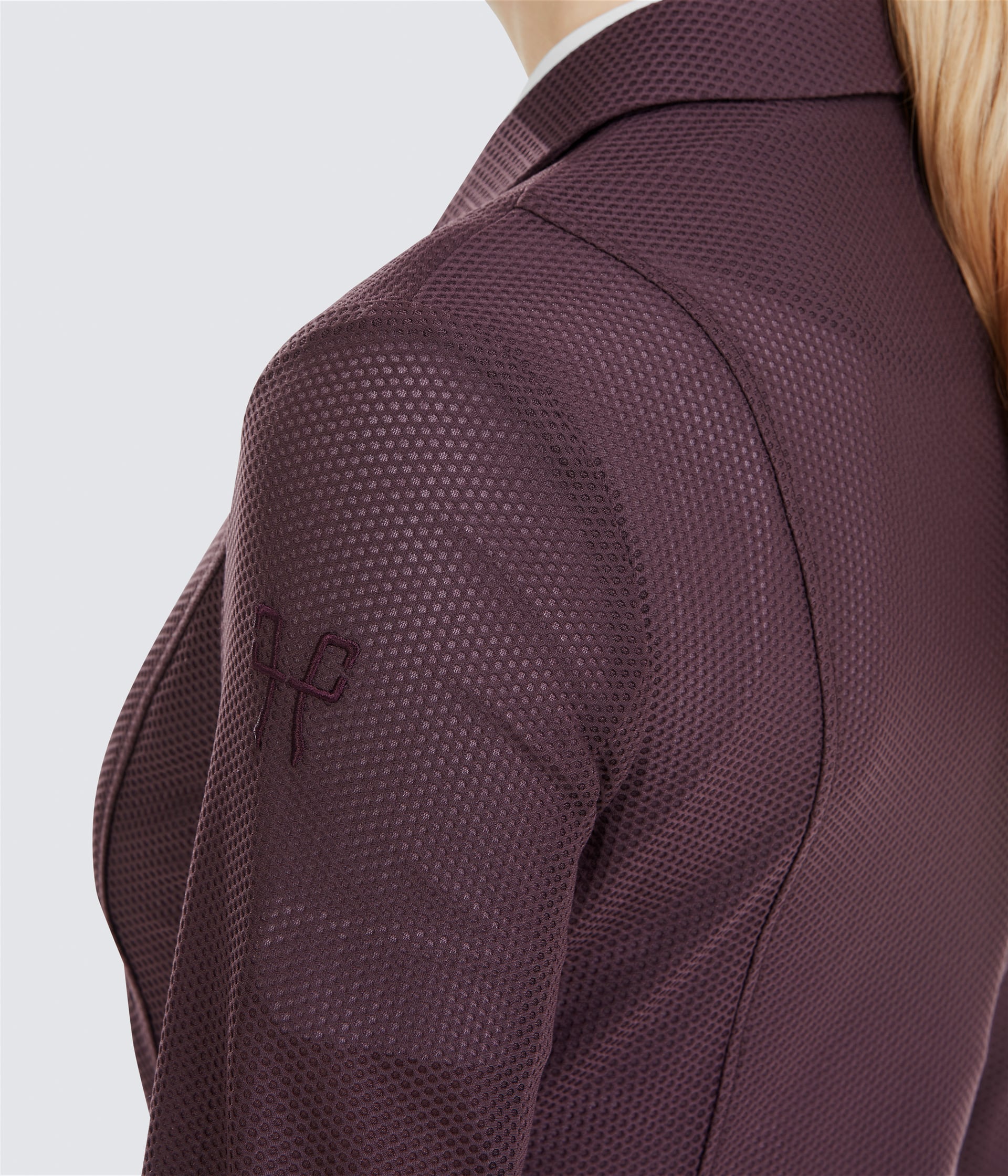 Aeromesh | Burgundy | Veste de concours d'équitation femme | Horse Pilot