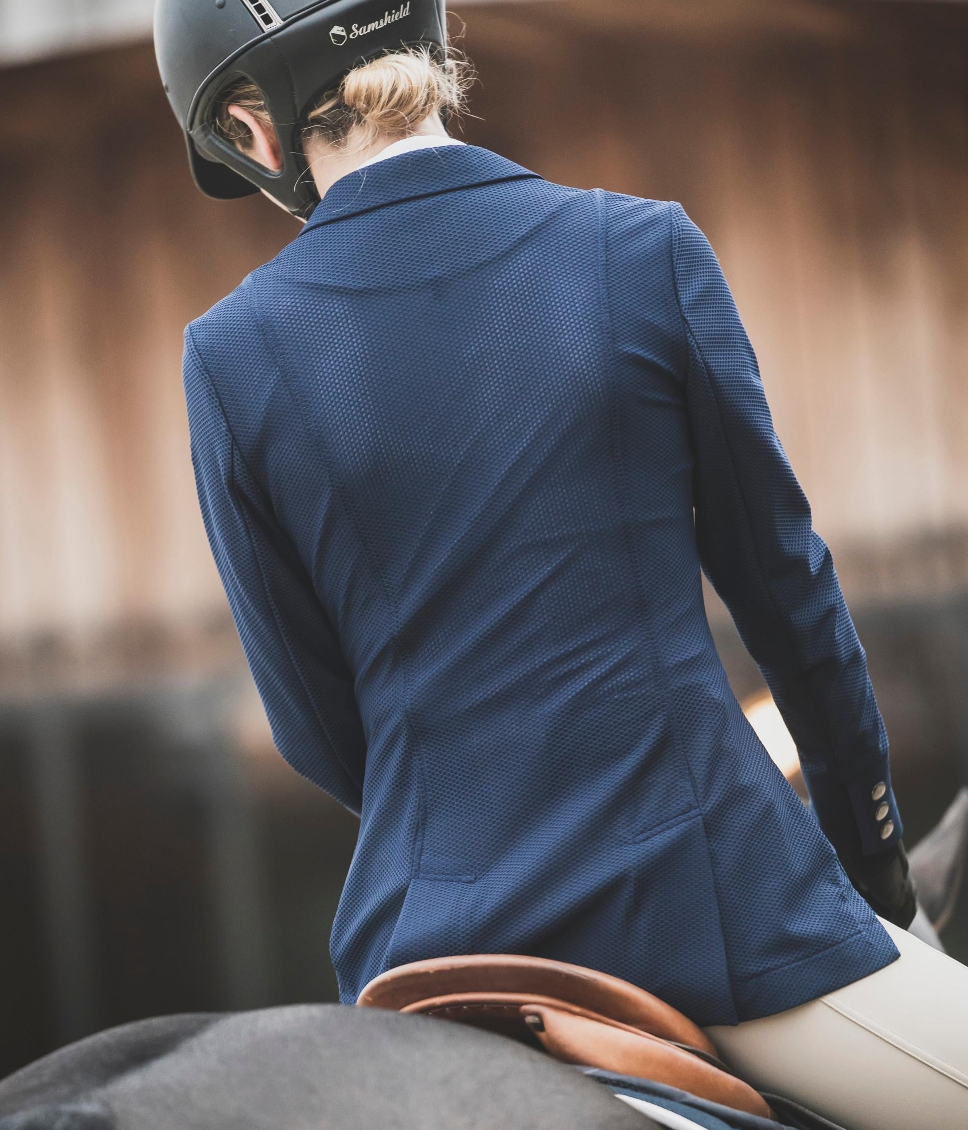 Aeromesh | Navy | Veste de concours d'équitation femme | Horse Pilot