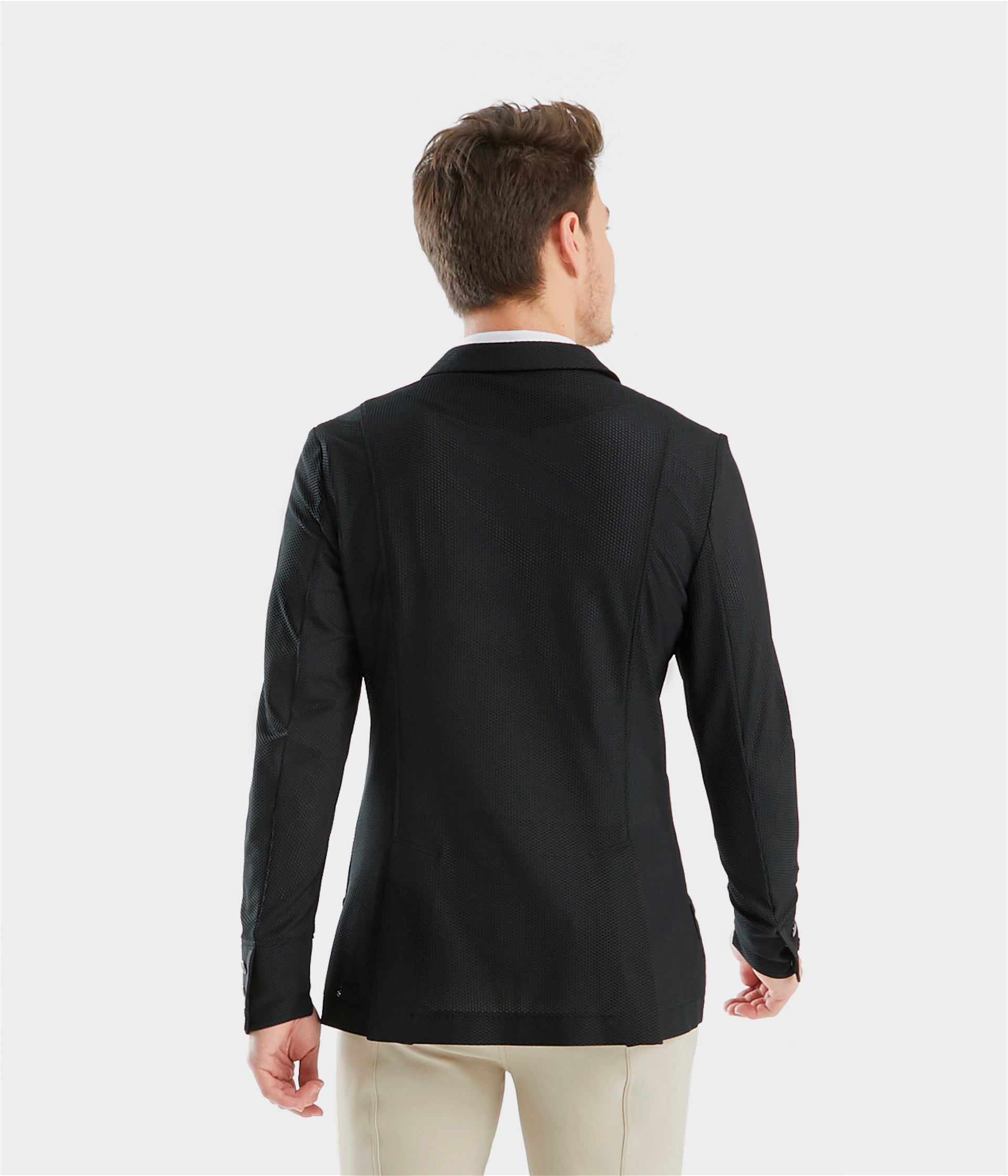 Aeromesh | Black | Veste de concours d’équitation pour homme | Horse Pilot