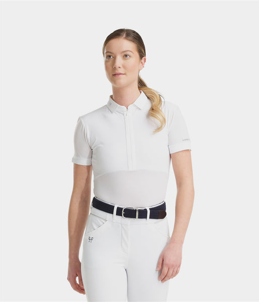 Chemise D'équitation Irideon Manches Courtes - Femme Taille M - Occasion US