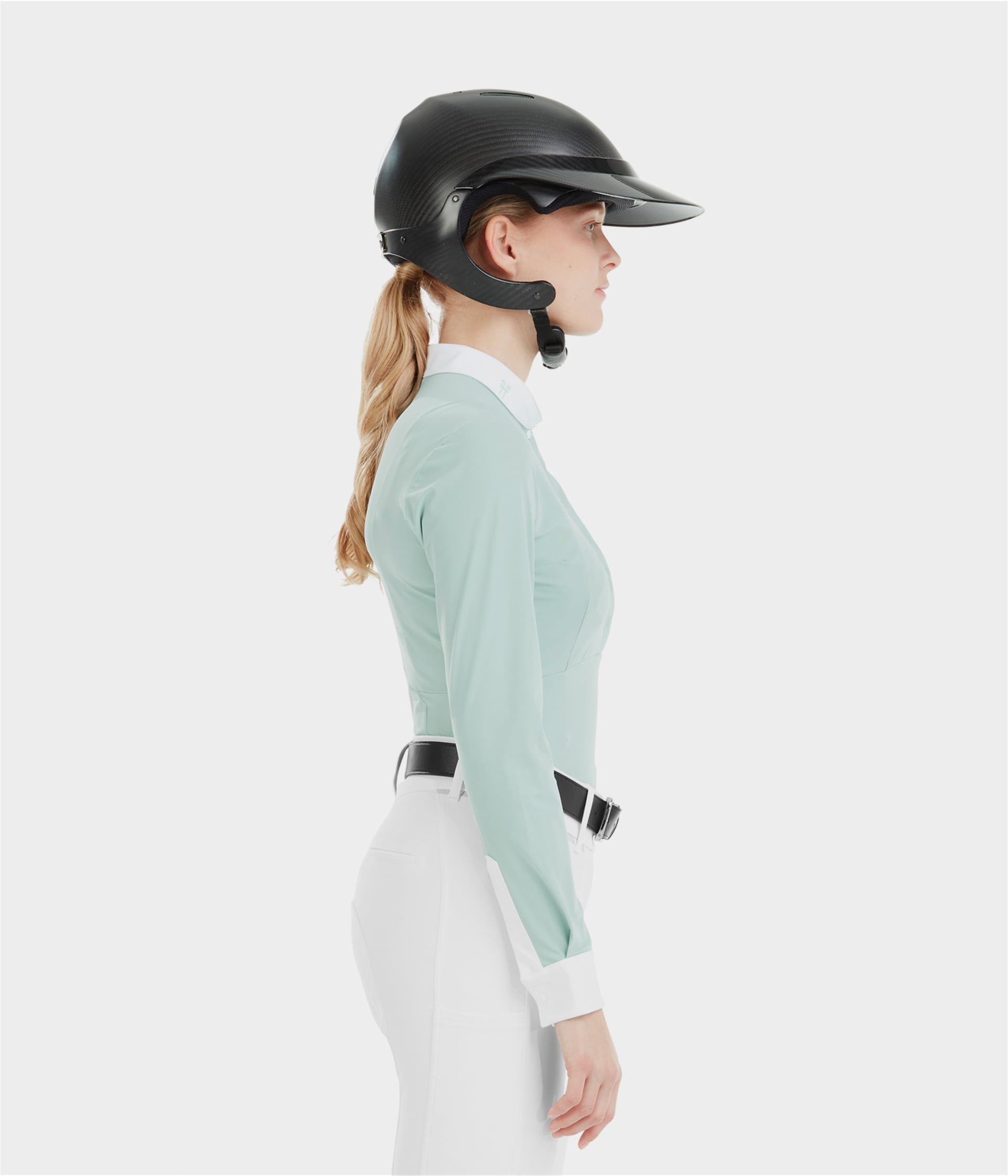 Aerolight | Sea-Green | Chemise de concours d'équitation manche longue femme | Horse Pilot