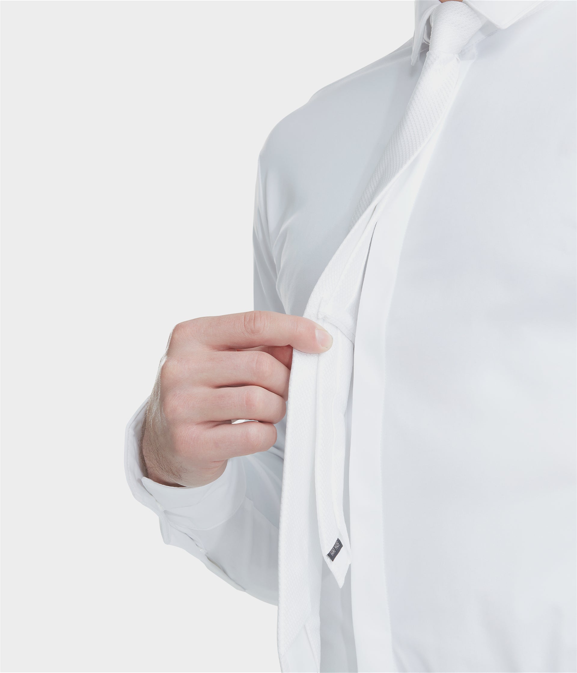 Aerolight | White | Chemise de concours d'équitation manches longues équitation homme | Horse Pilot