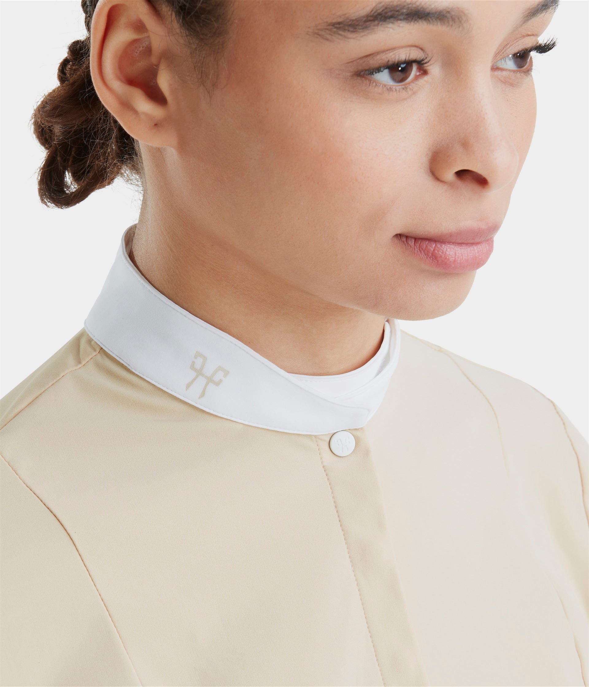 Aerolight | Sand | Chemise de concours d'équitation manches courtes femme | Horse Pilot