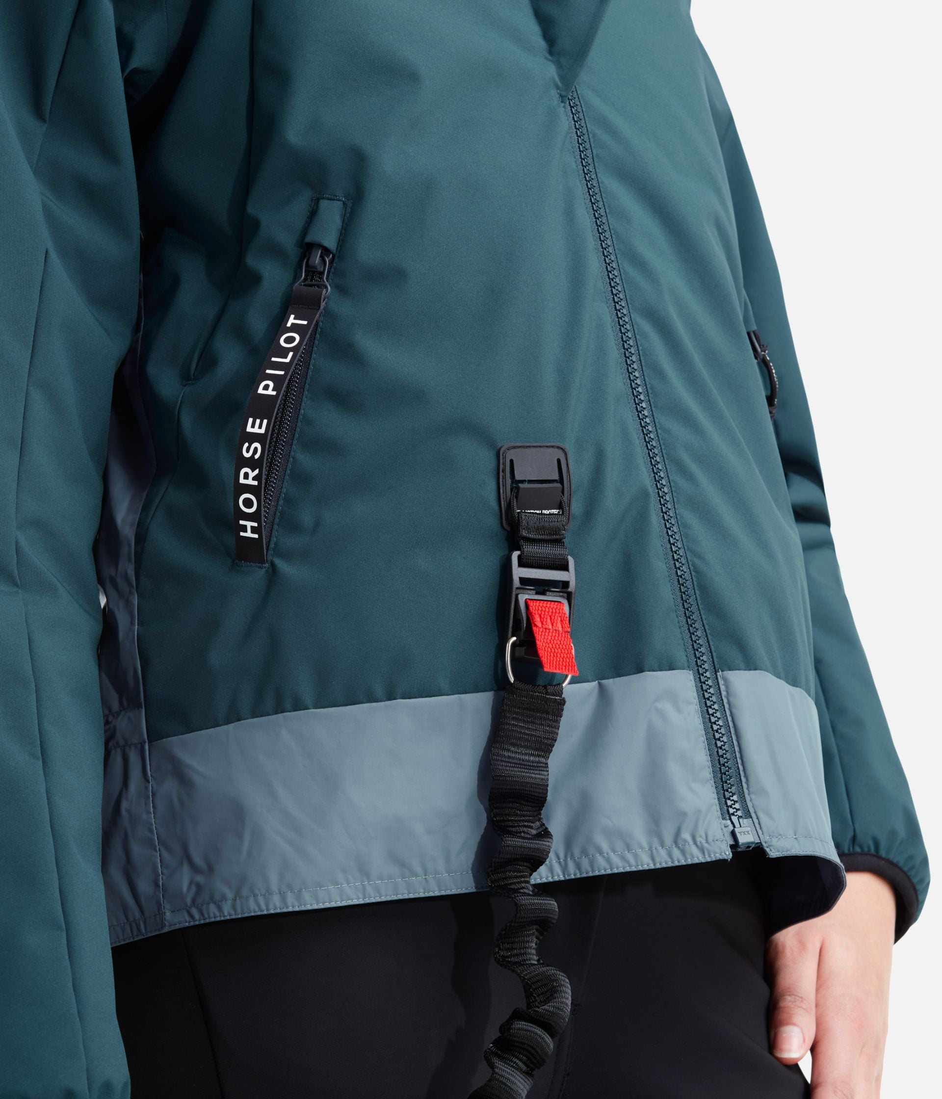 Bombers | Navy | Veste d'équitation compatible airbag femme| Horse Pilot