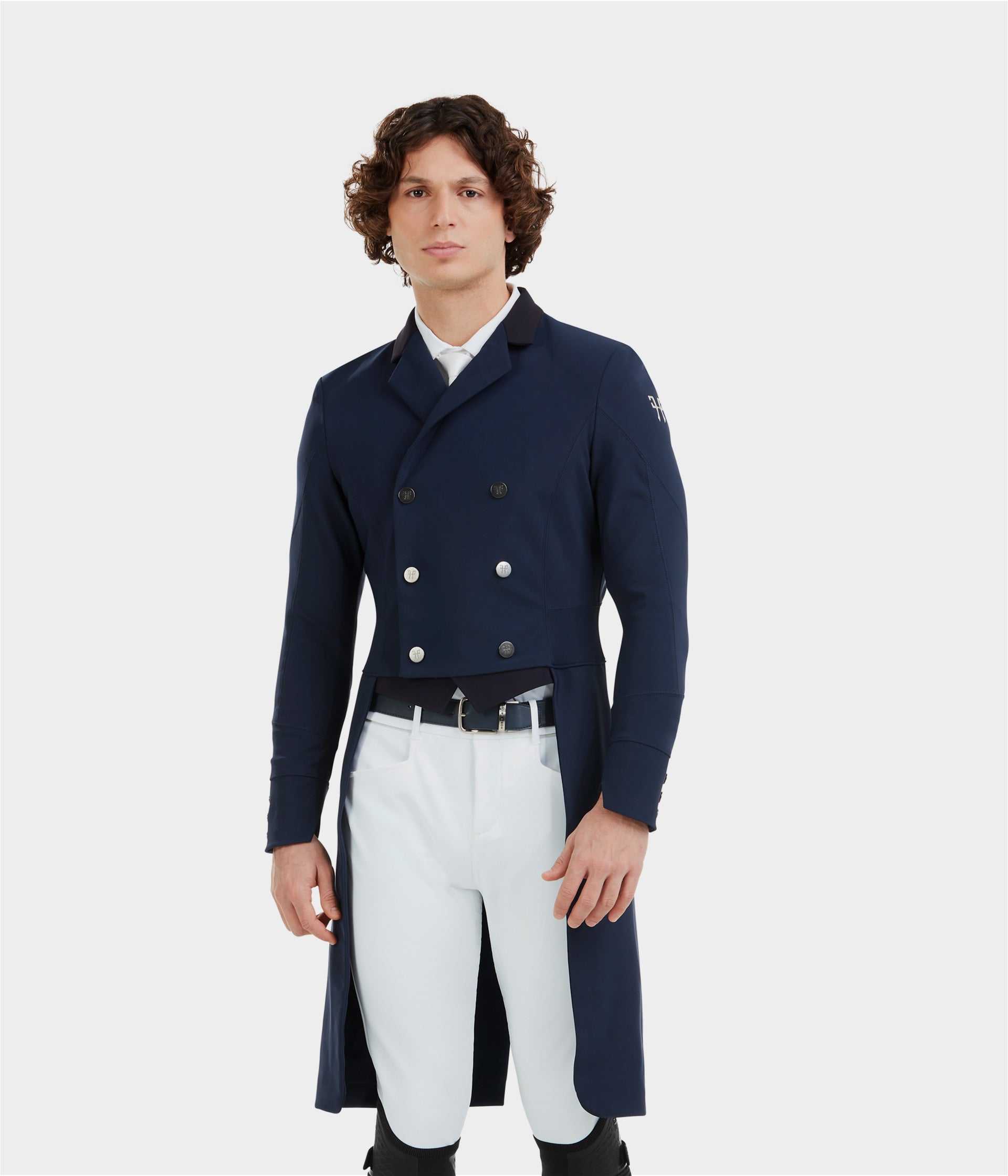 Long Frac | Navy | Veste longue de concours d'équitation homme| Horse Pilot