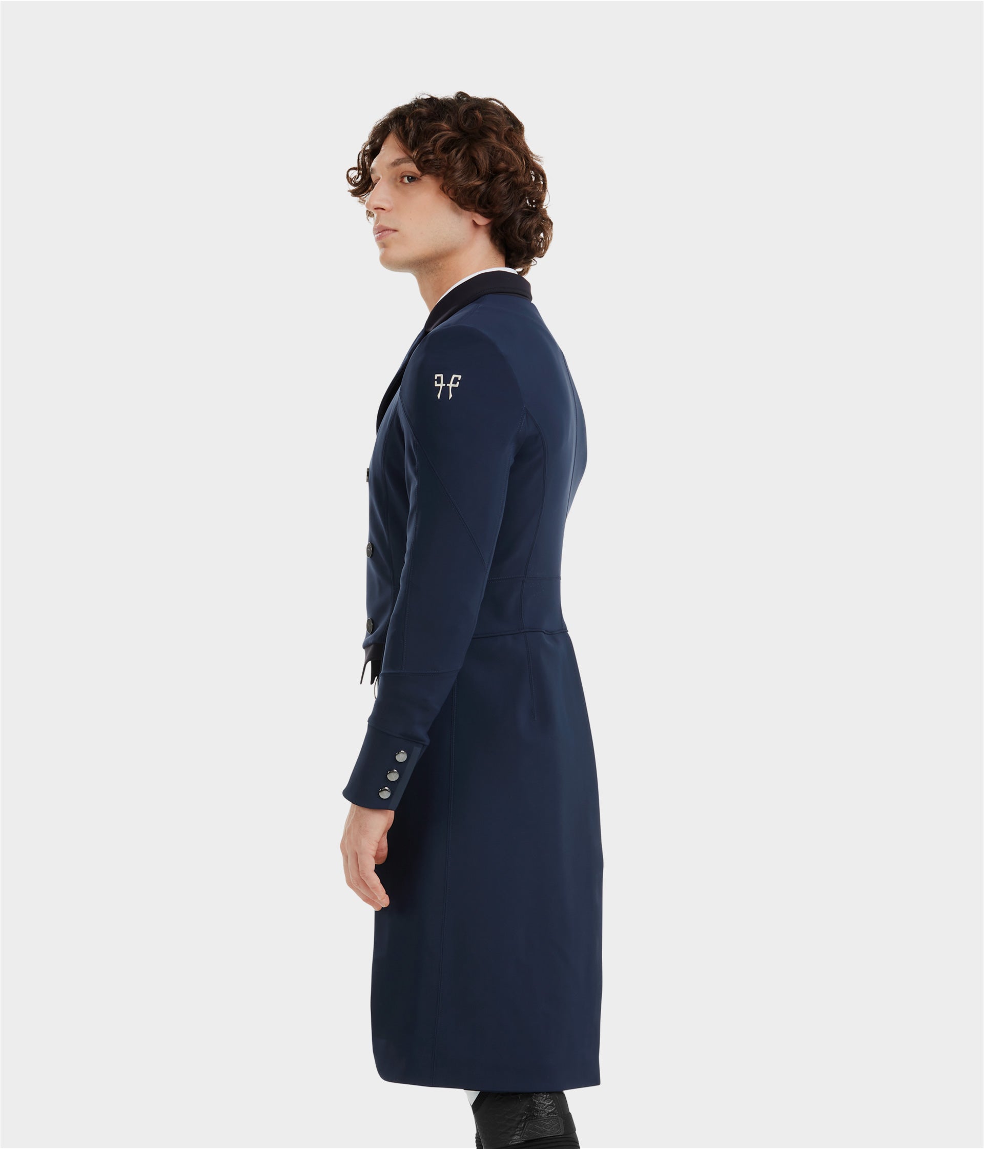 Long Frac | Navy | Veste longue de concours d'équitation homme| Horse Pilot